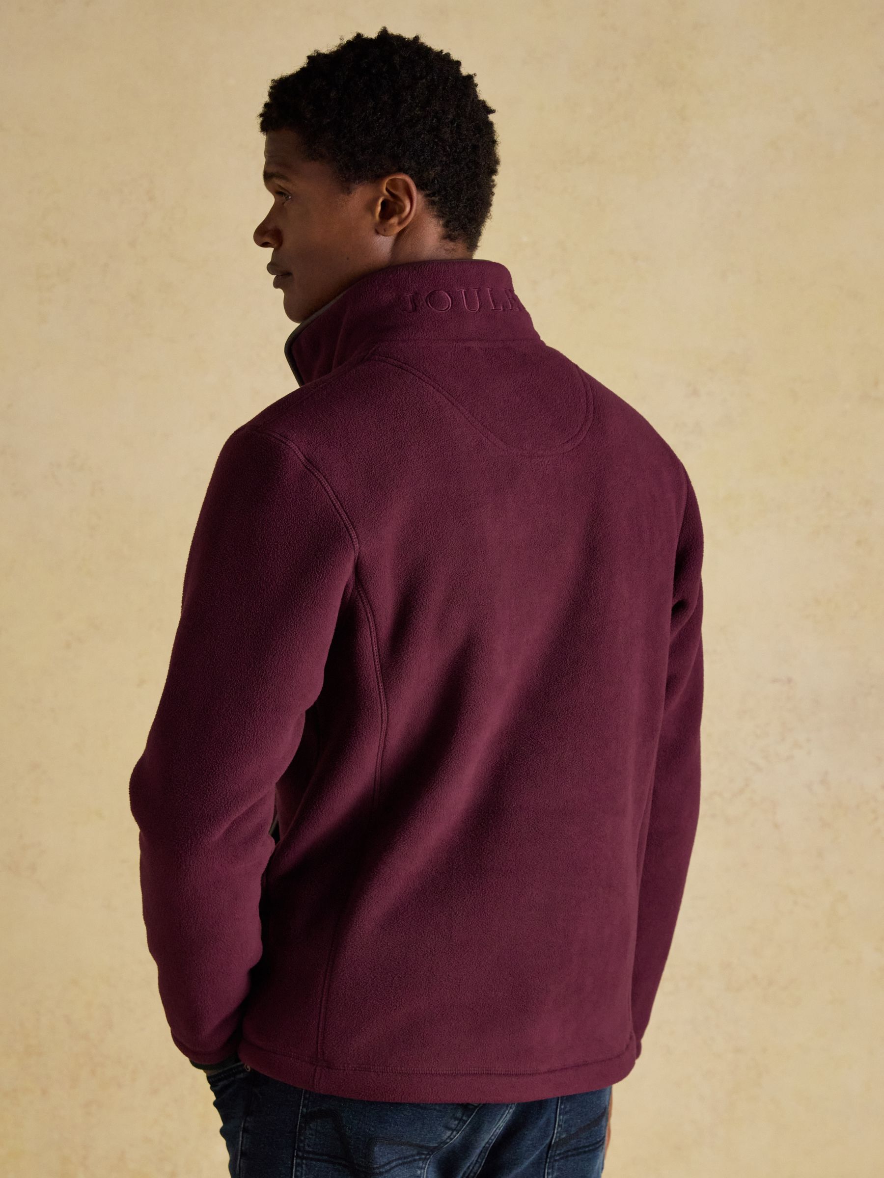 Heritage Fleece Burgundy Quarter Zip - Image 3 of 10