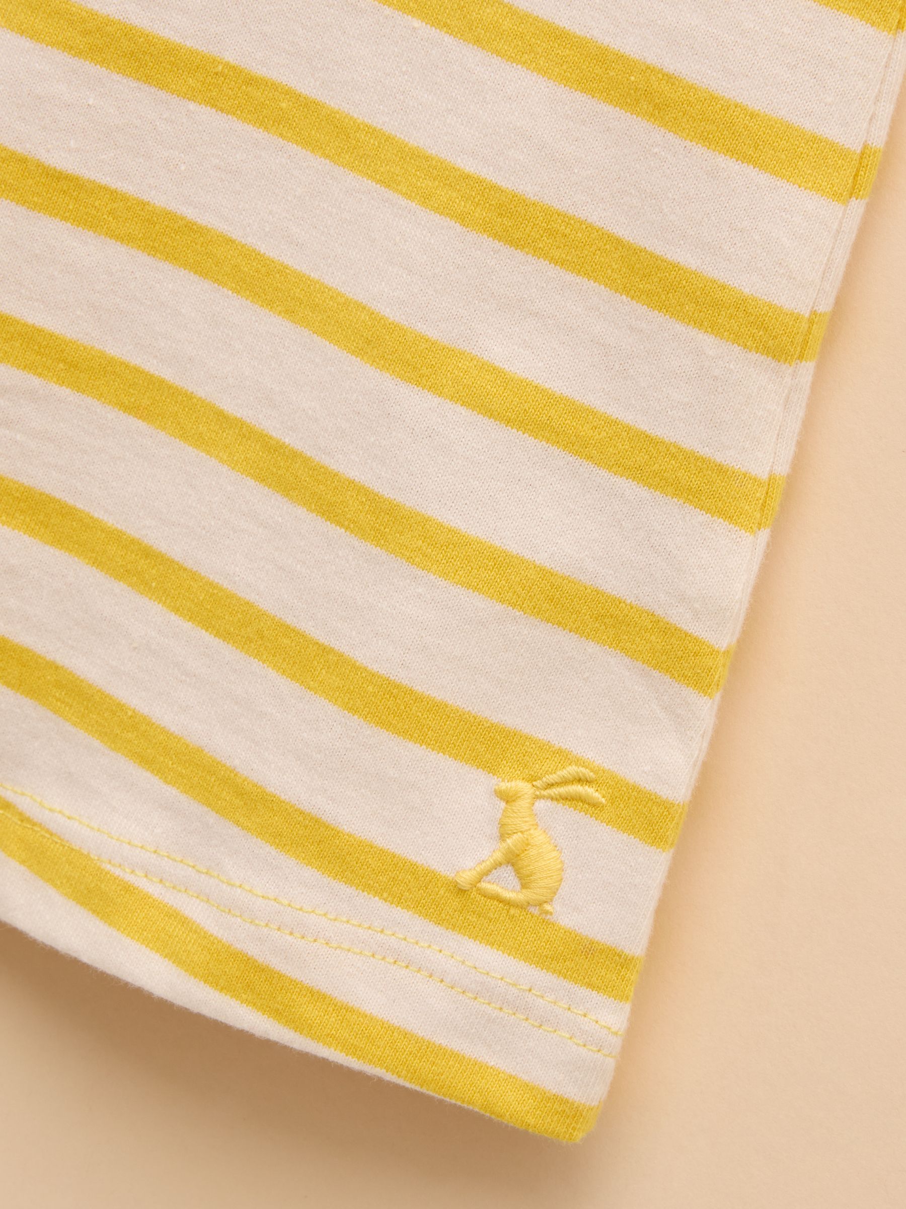 Butterfly Yellow & White Frill Sleeve Vest - Image 4 of 4