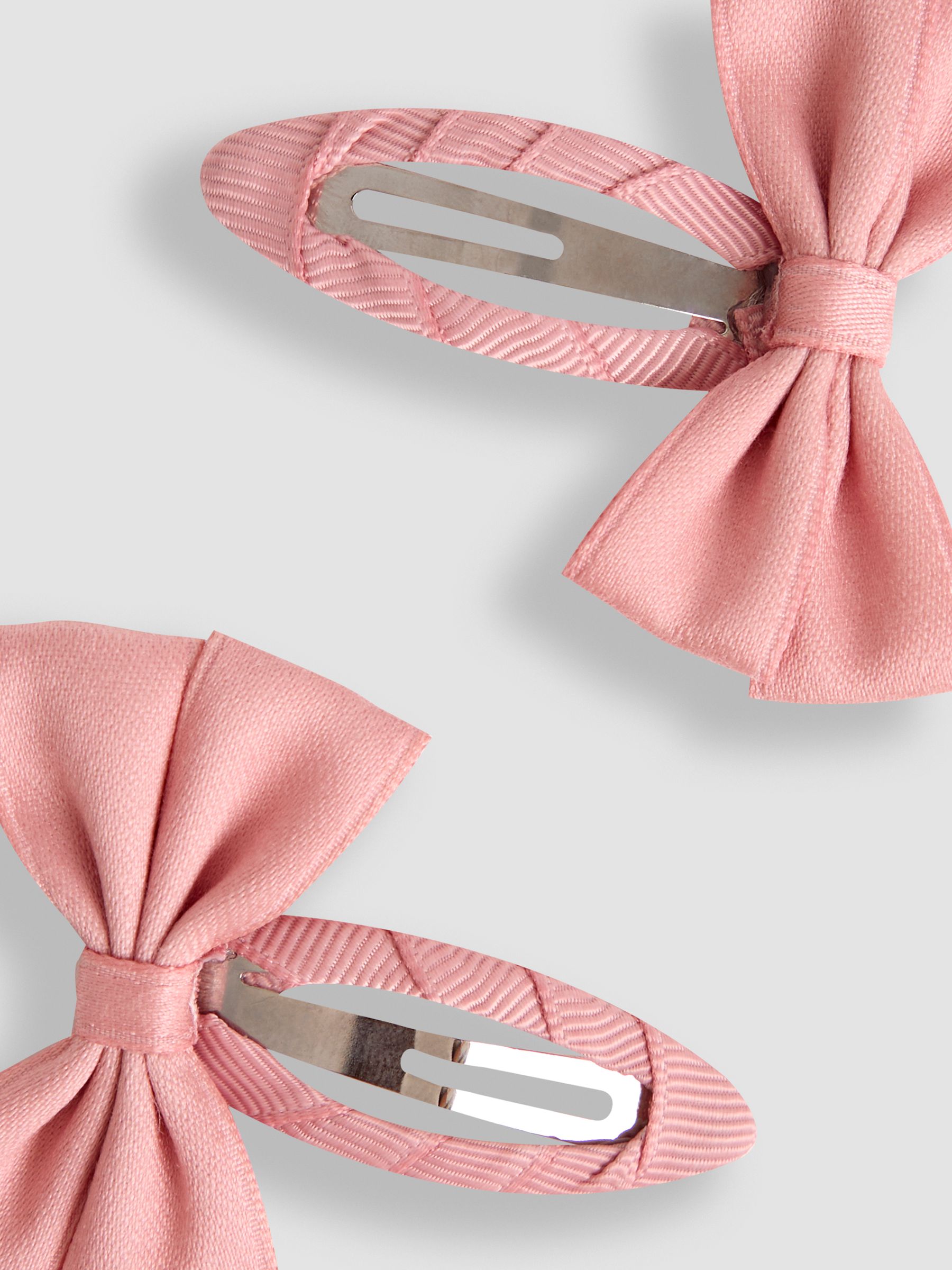 Pink Bow Hair Clips 2 Pack - Image 3 of 3