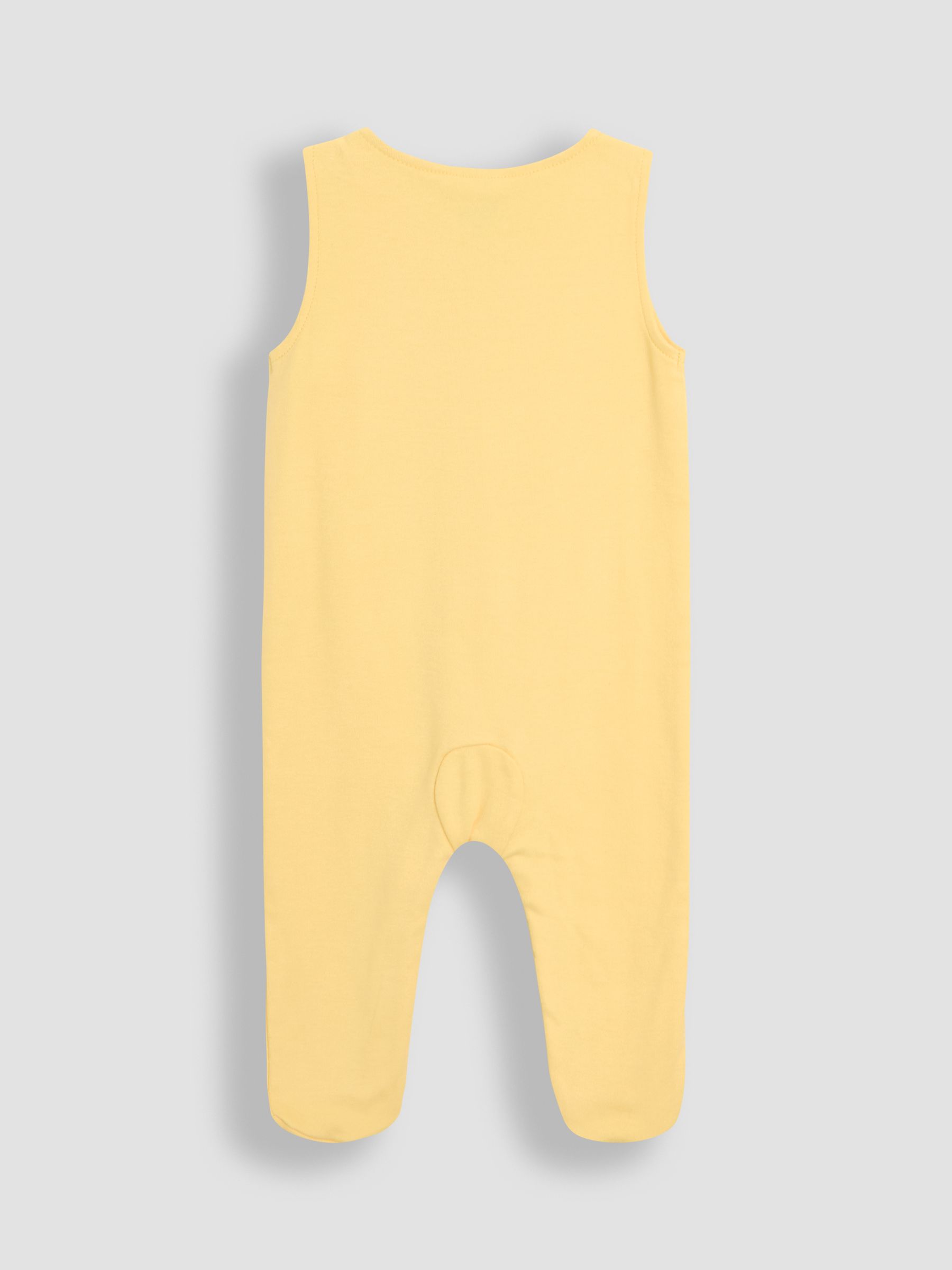 Yellow Footed Dungarees Set 3 Piece - Image 3 of 7
