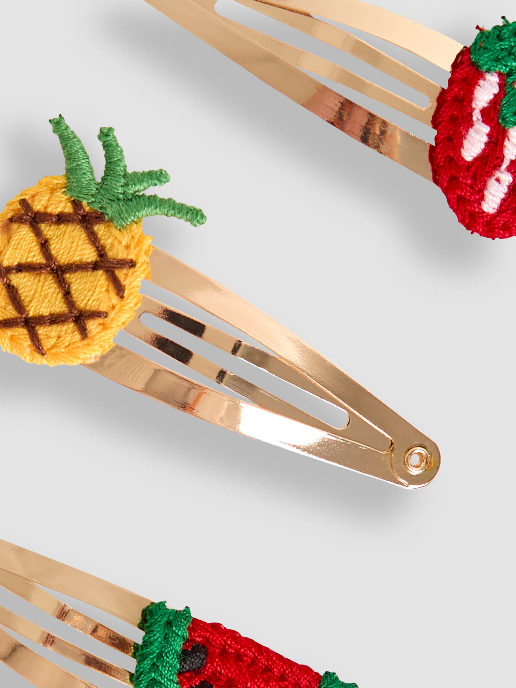 Red 3-Pack Crochet Clips - Image 1 of 3