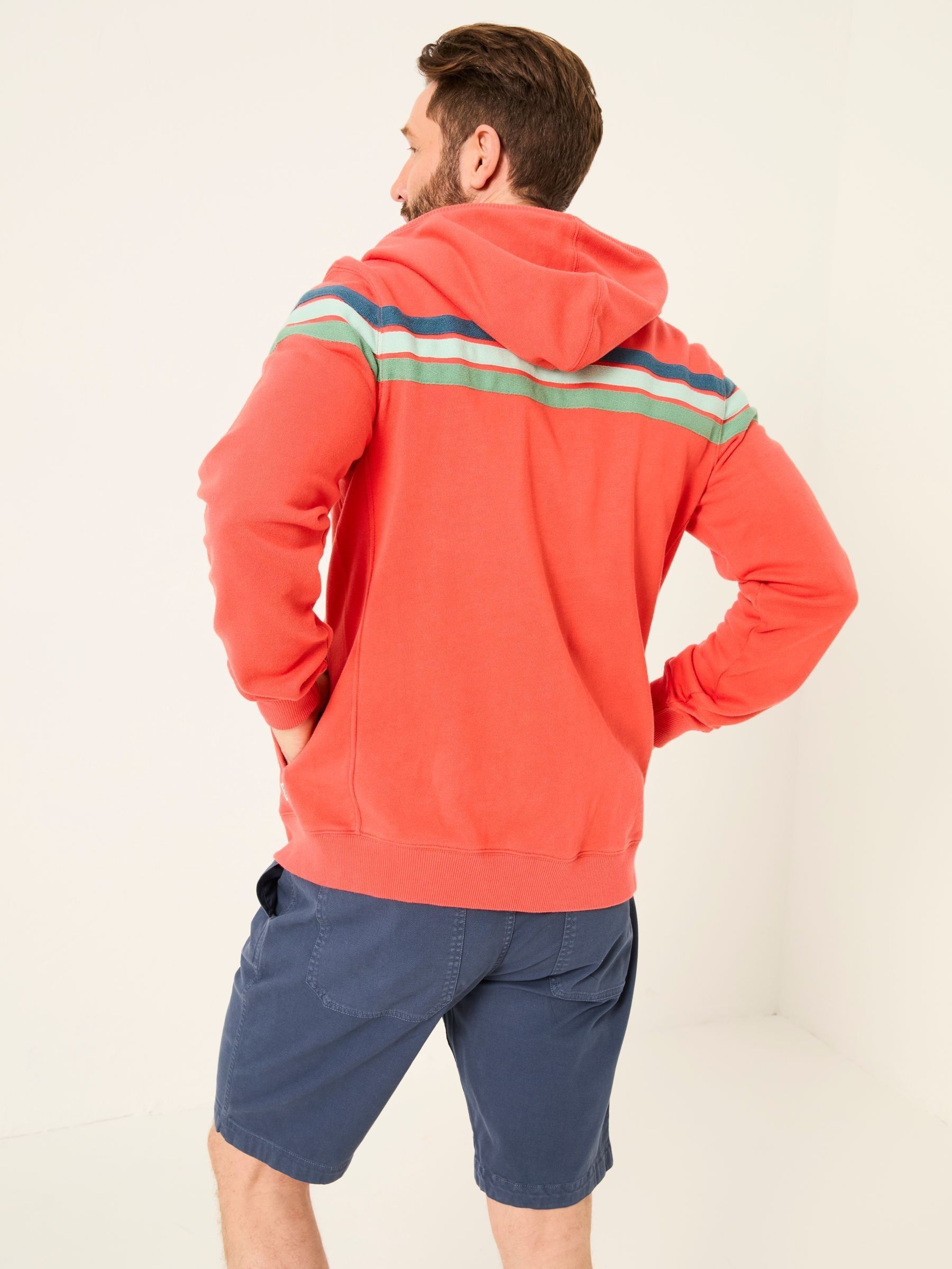Brooke Orange Brooke Cut and Sew Hoody - Image 2 of 5
