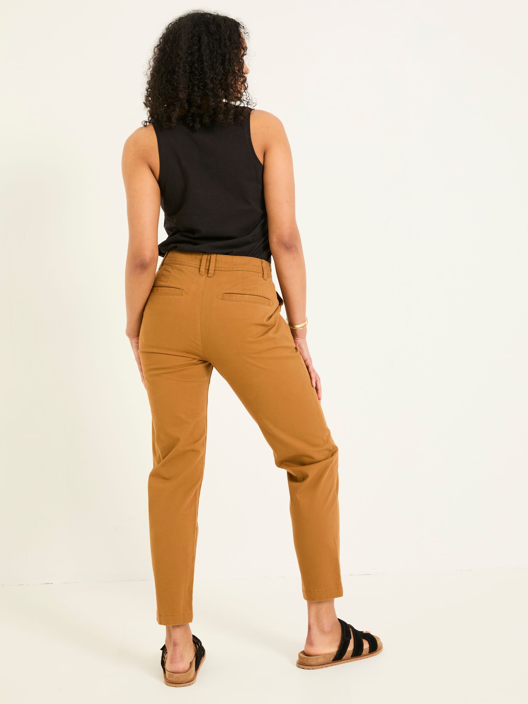 Rye Tan Brown Chino Trousers - Image 2 of 5