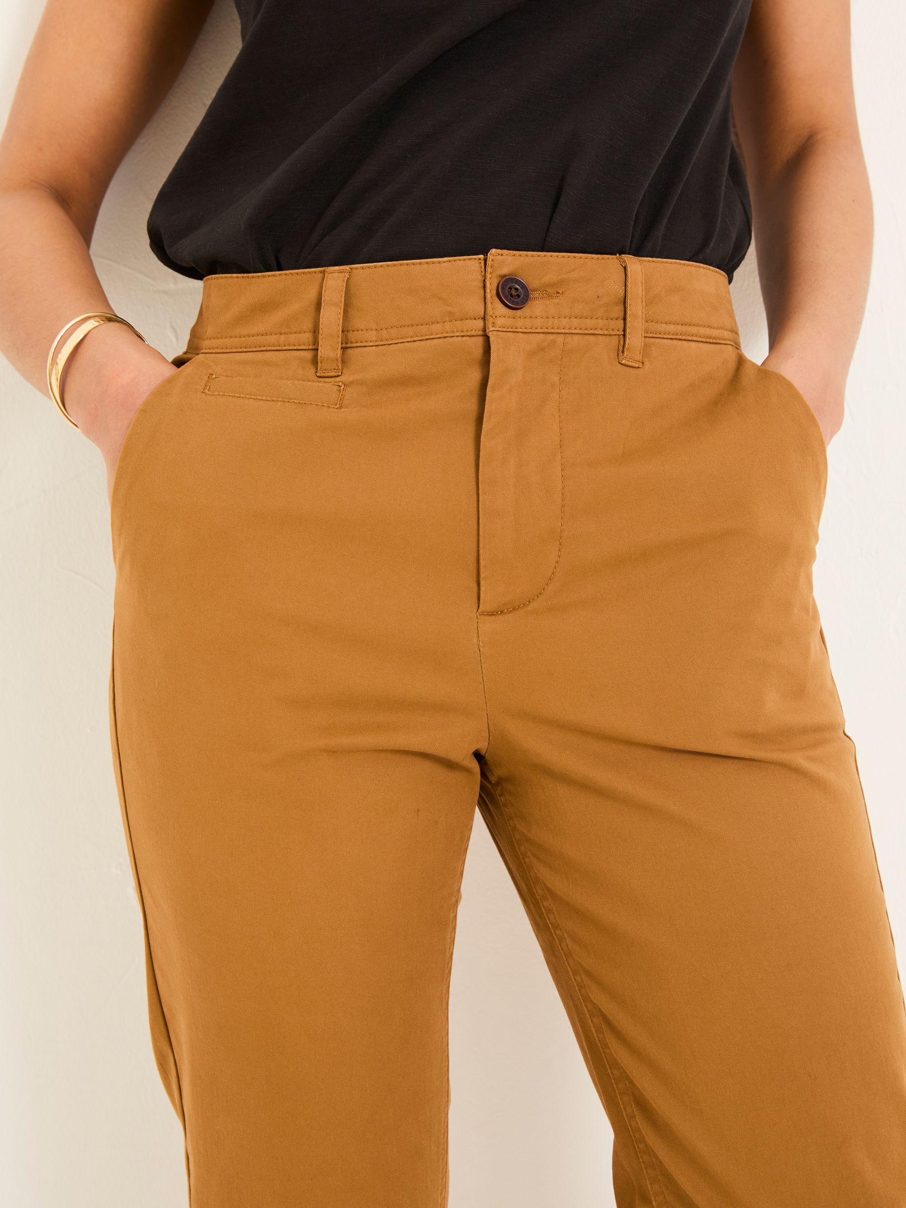 Rye Tan Brown Chino Trousers - Image 4 of 5