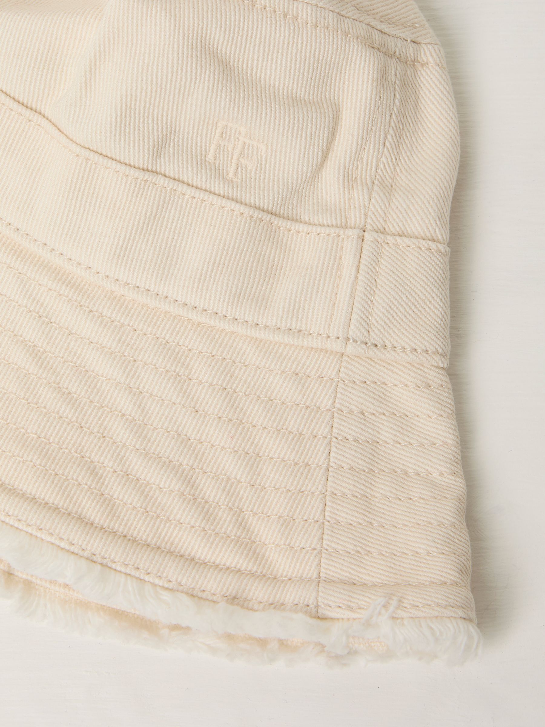 Ivory Brisbane Bucket 100% Cotton Hat - Image 2 of 2