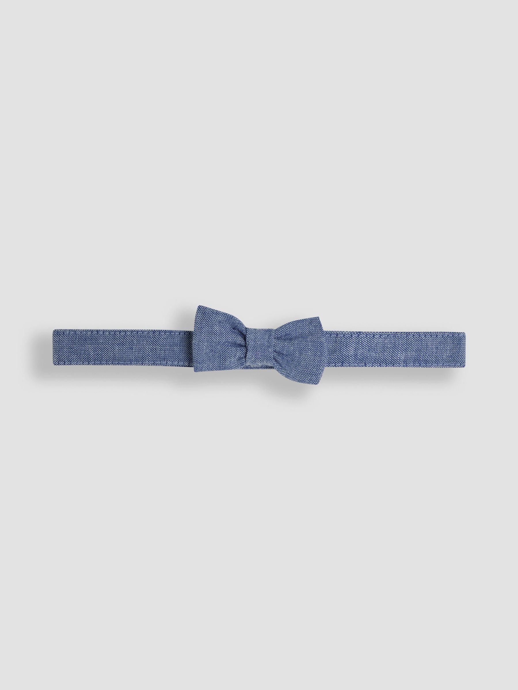 Navy Blue 4-Piece Shirt & Trousers Set With Blazer & Bow Tie - Image 10 of 11
