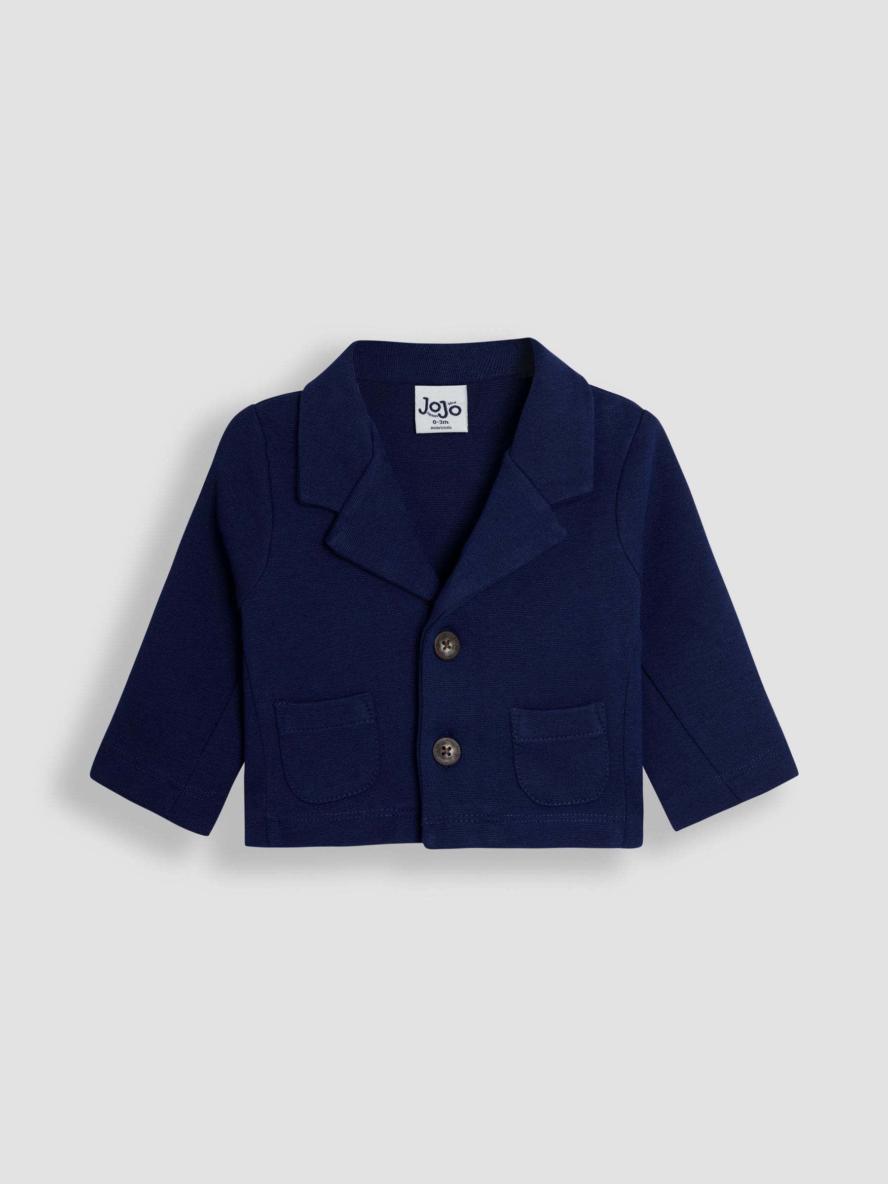 Navy Blue 4-Piece Shirt & Trousers Set With Blazer & Bow Tie - Image 4 of 11