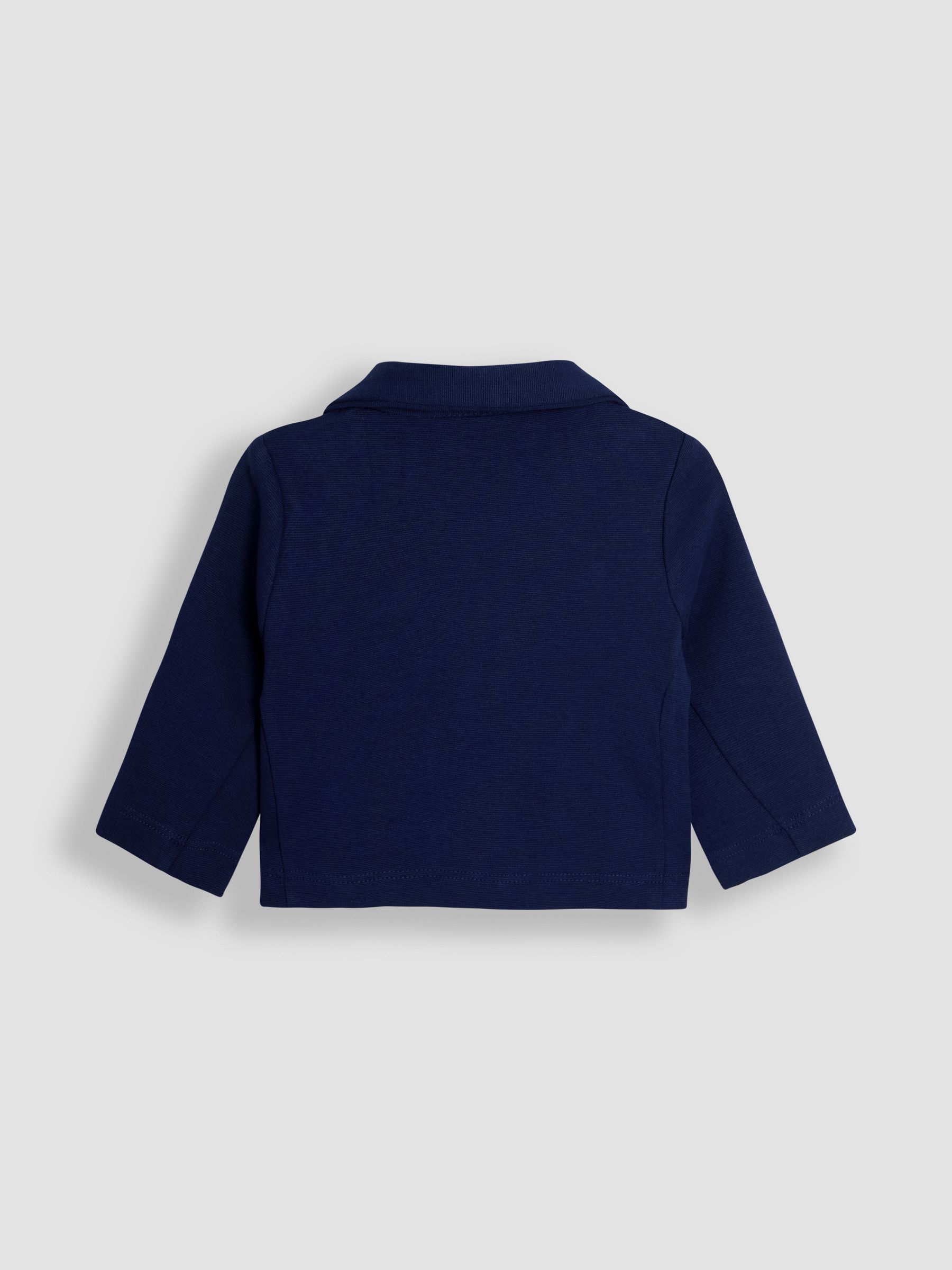 Navy Blue 4-Piece Shirt & Trousers Set With Blazer & Bow Tie - Image 5 of 11