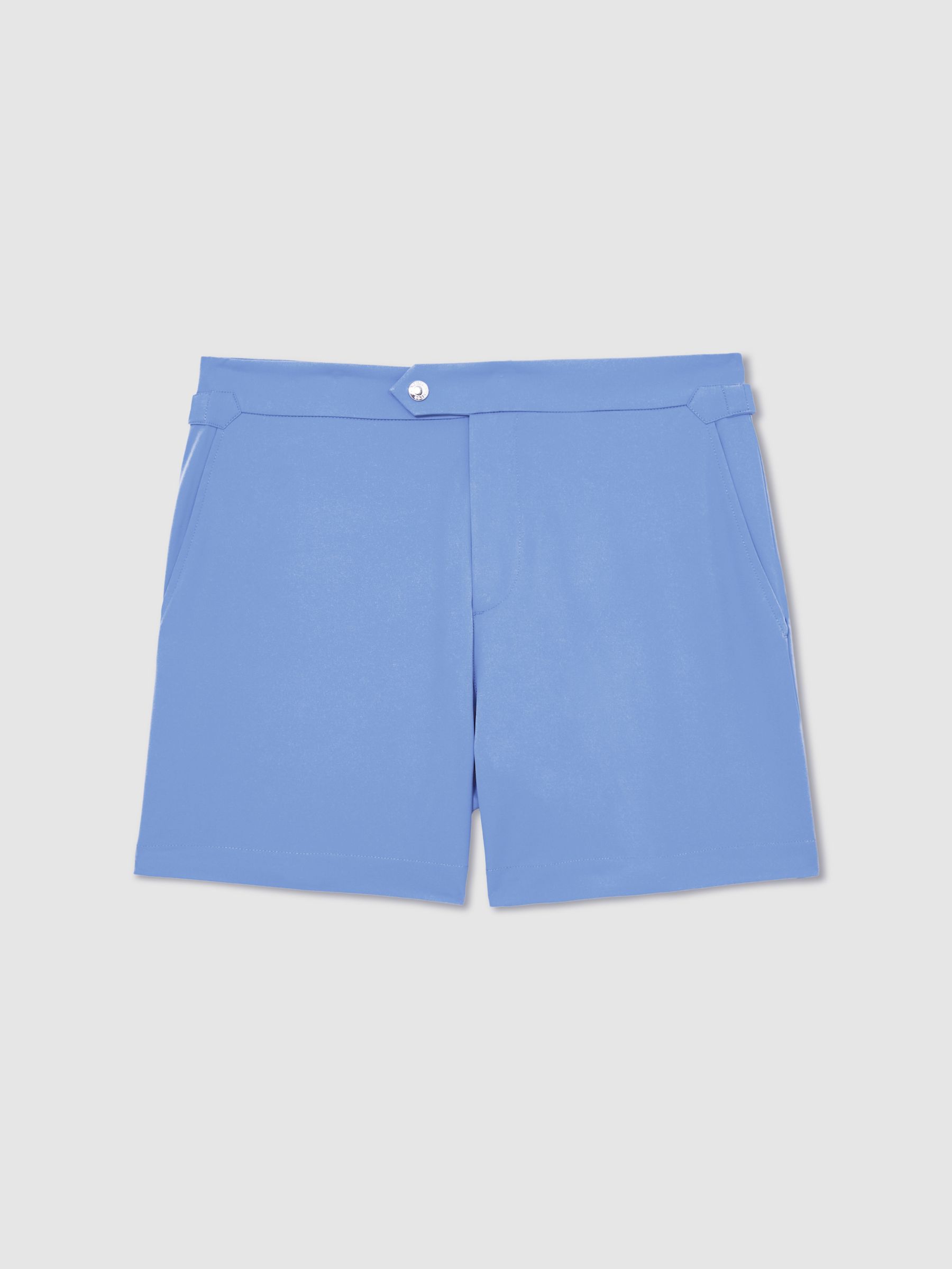 Side-Adjuster Swim Shorts in French Blue - Image 2 of 5