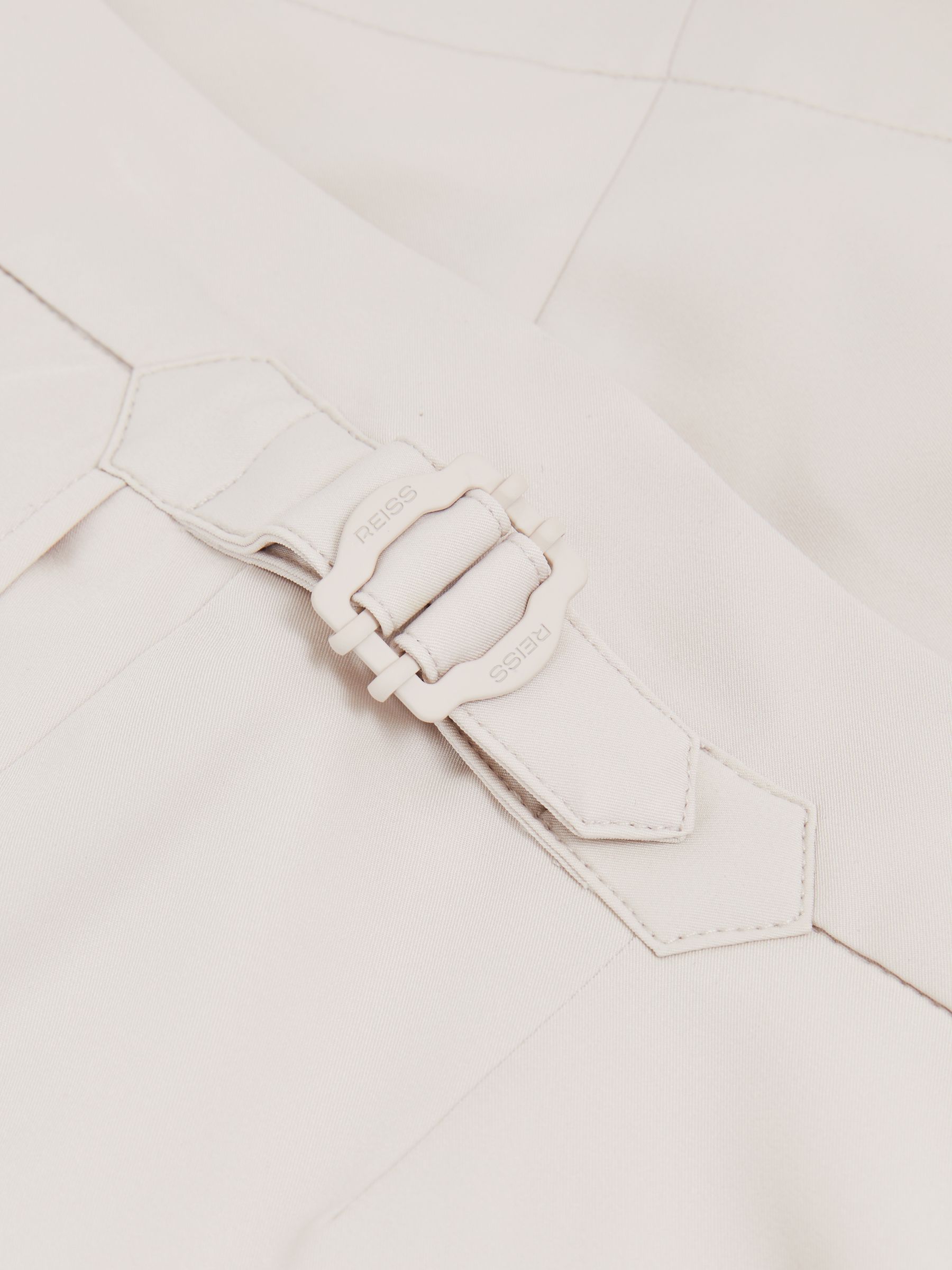 Side-Adjuster Swim Shorts in Off White - Image 5 of 5