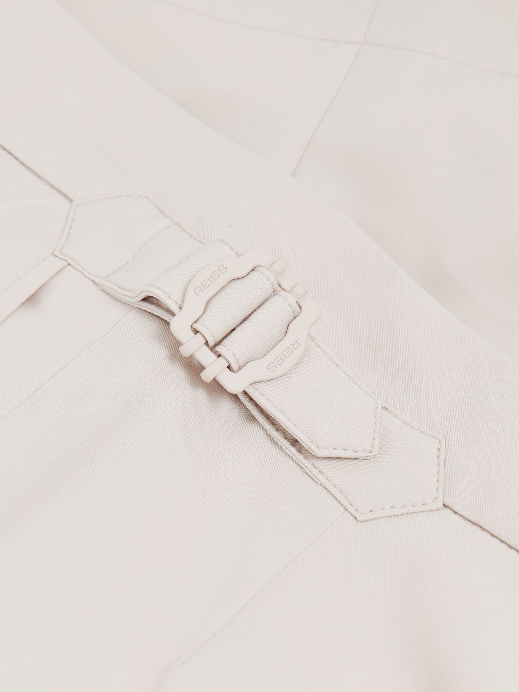 Side-Adjuster Swim Shorts in Off White - image 5