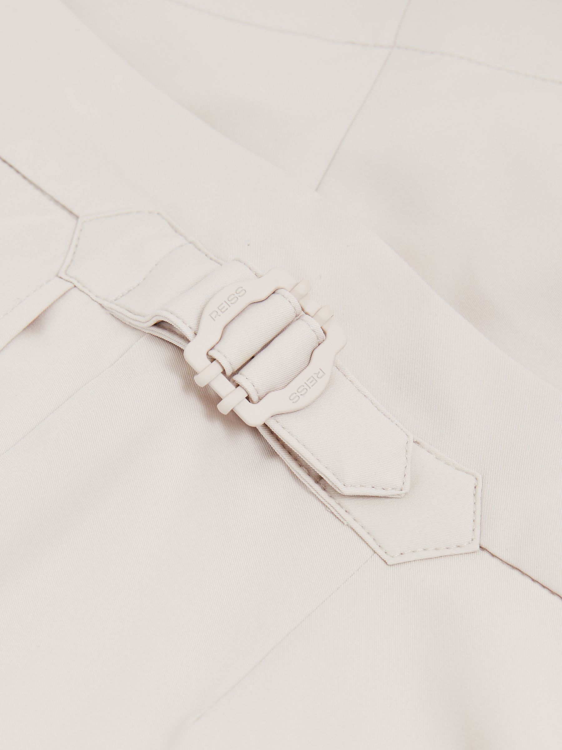 Side-Adjuster Swim Shorts in Off White - Image 7 of 7