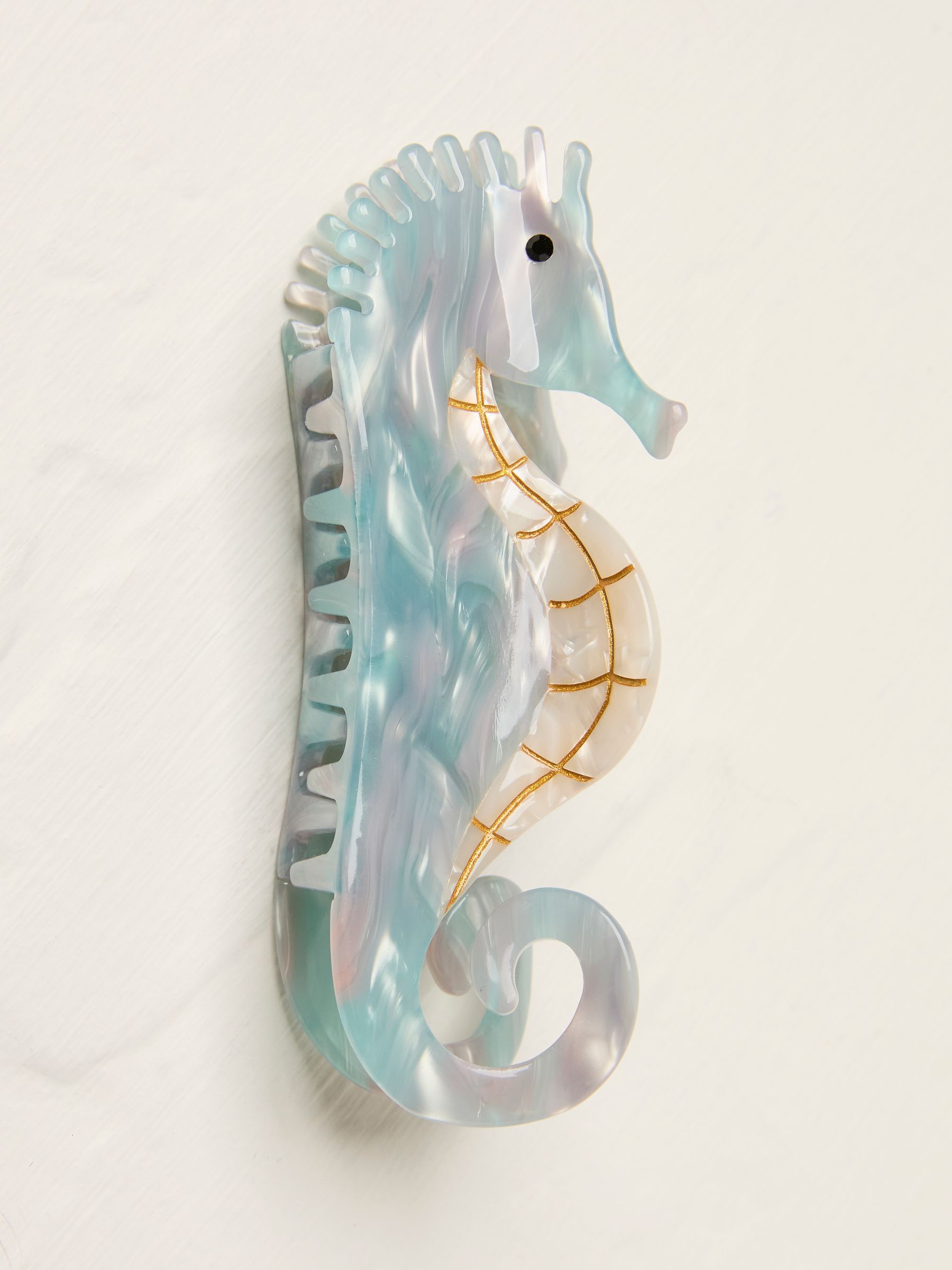 Blue Seahorse Claw Clip - Image 1 of 2