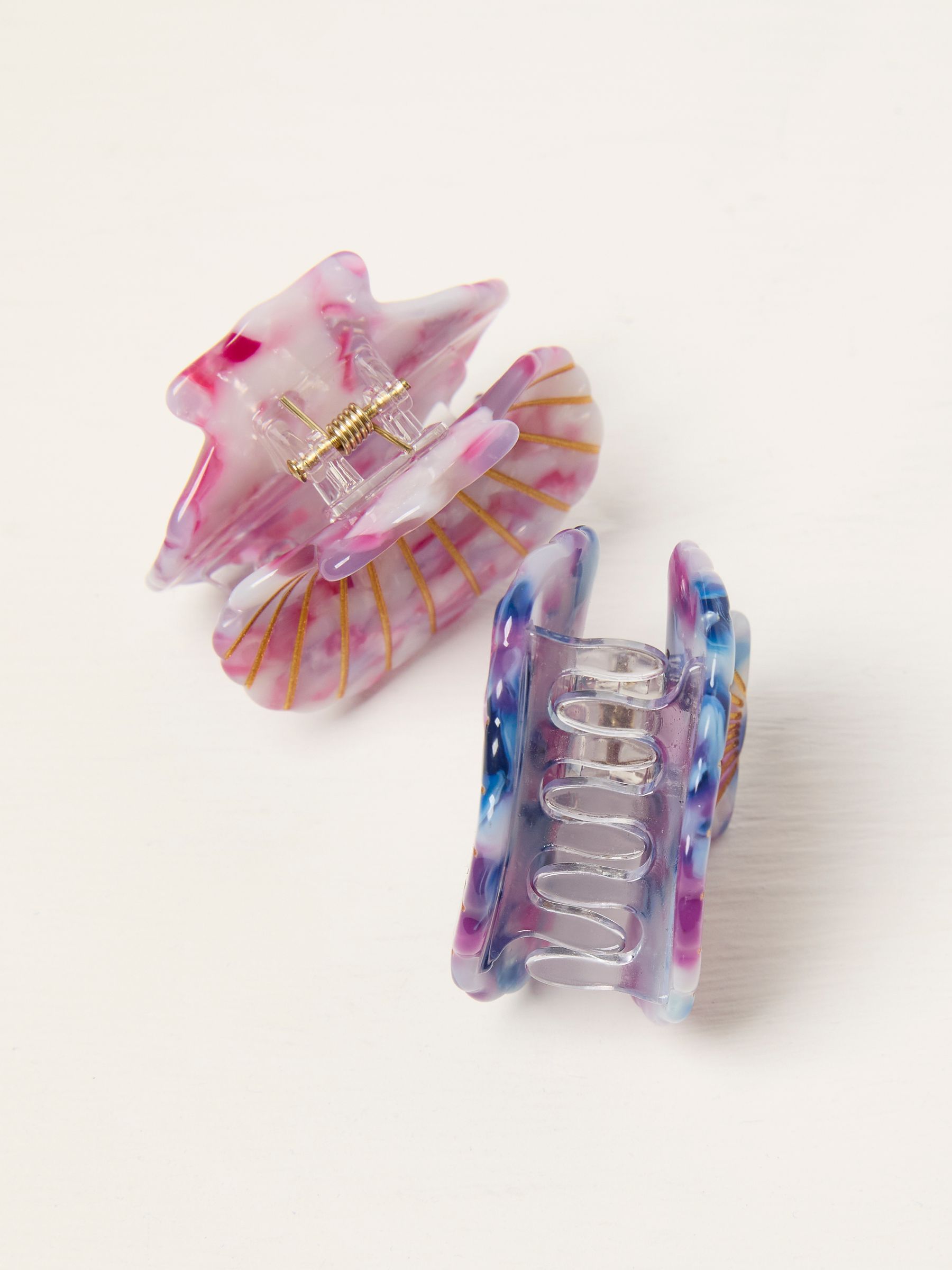 Multi Shell Hair Clips 2 Pack - Image 2 of 2