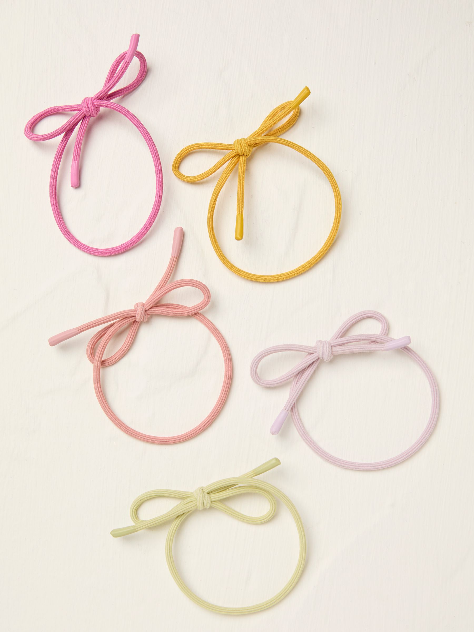Pink Bow Hair Elastics - Image 1 of 2