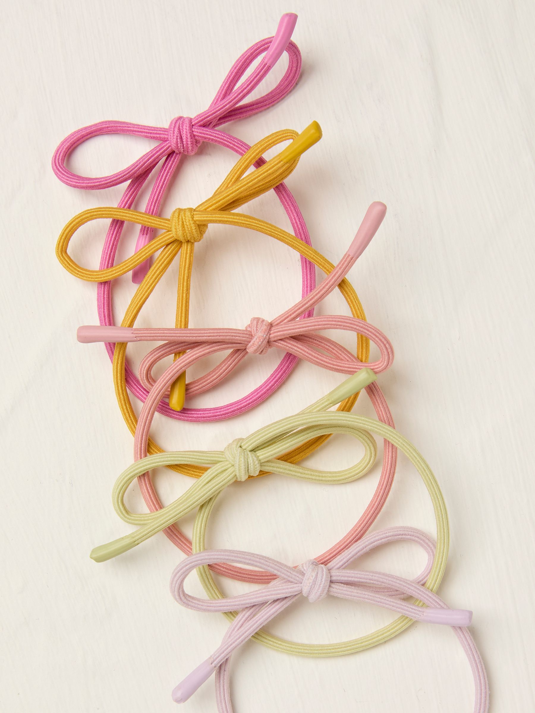 Pink Bow Hair Elastics - Image 2 of 2