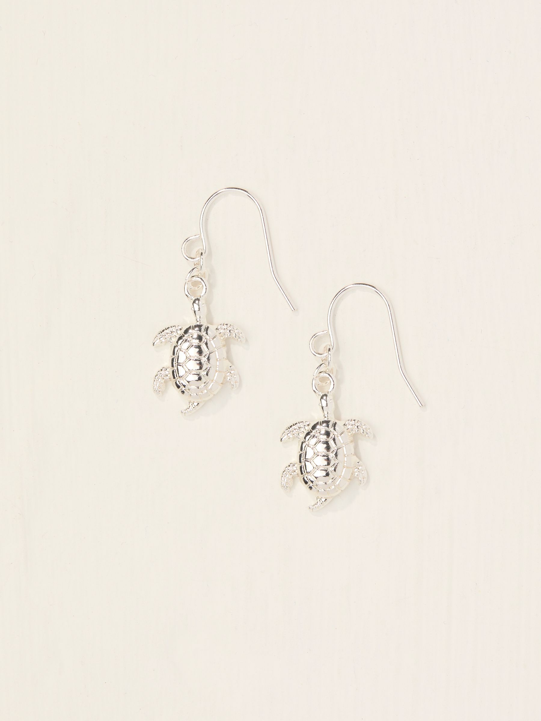 Gold Tone Turtle Drop Earrings - Image 1 of 2