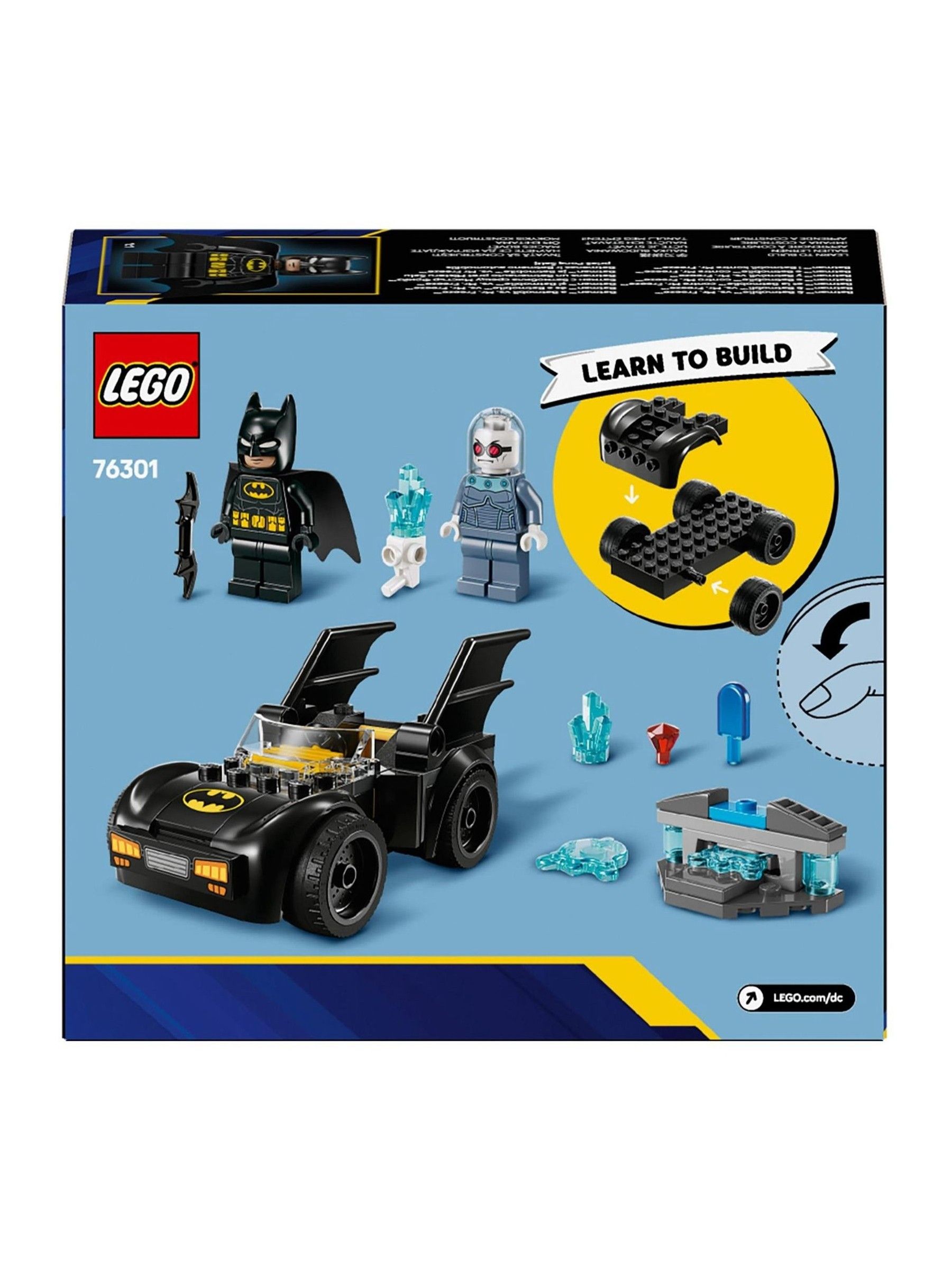Lego DC Batman And Batmobile vs Mr Freeze Toy 76301 | JoJo Maman Bébé