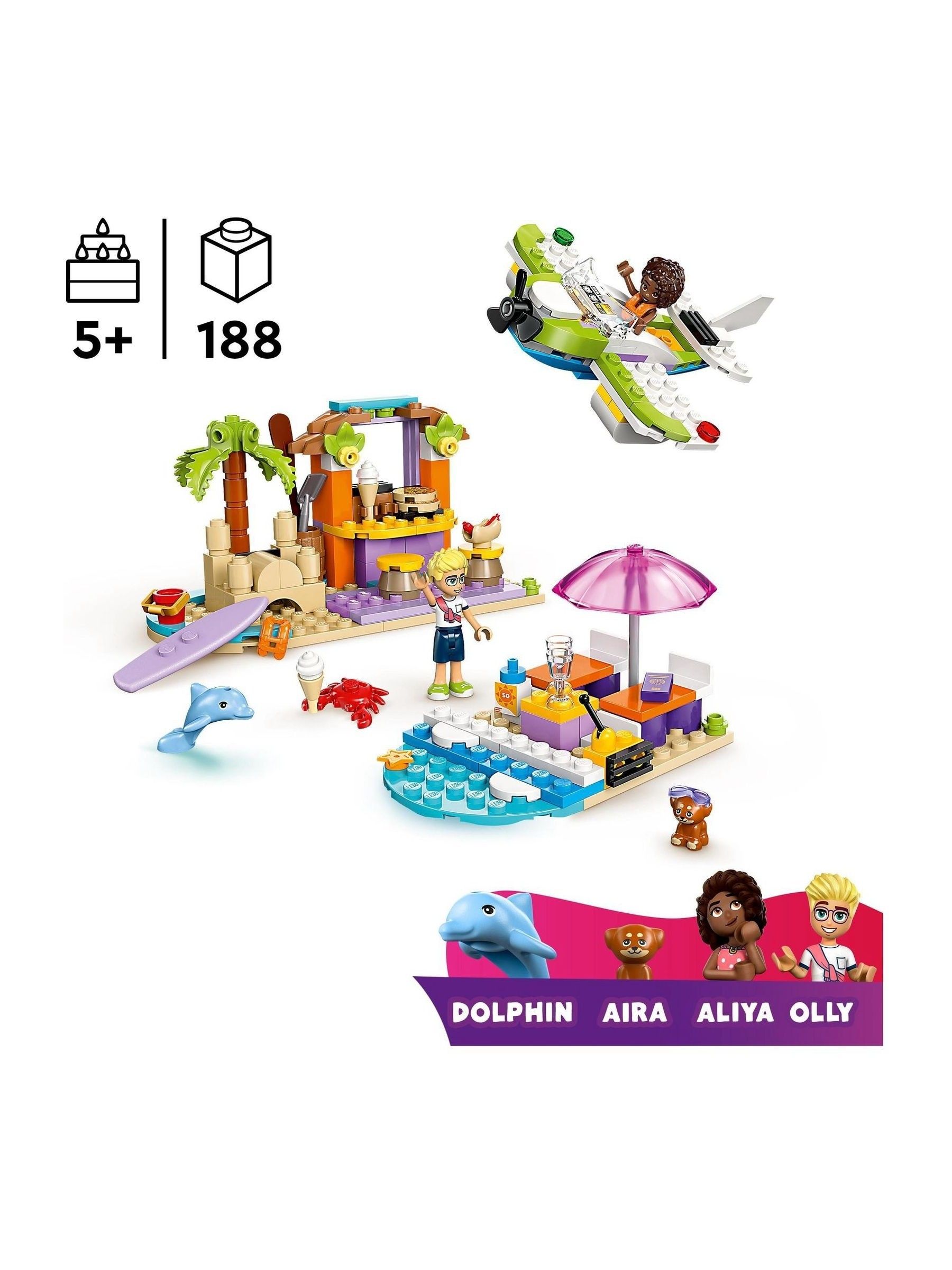 Lego Friends 2in1 Creative Beach and Travel Suitcase 42672 - Image 4 of 8