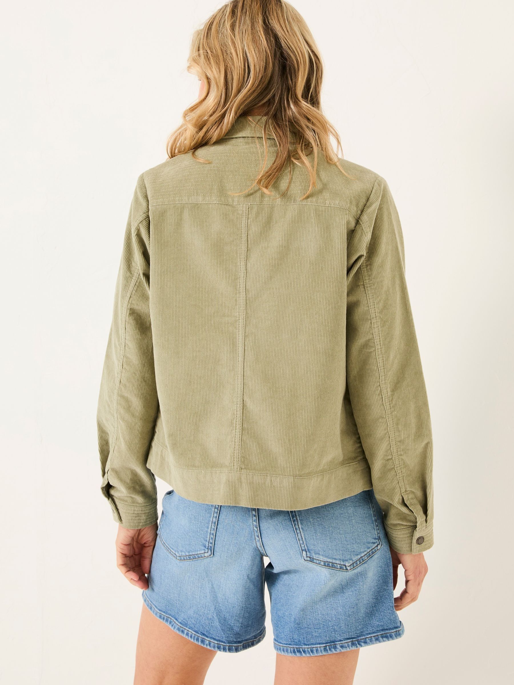 Sienna Dusky Green Cord Jacket - Image 2 of 5