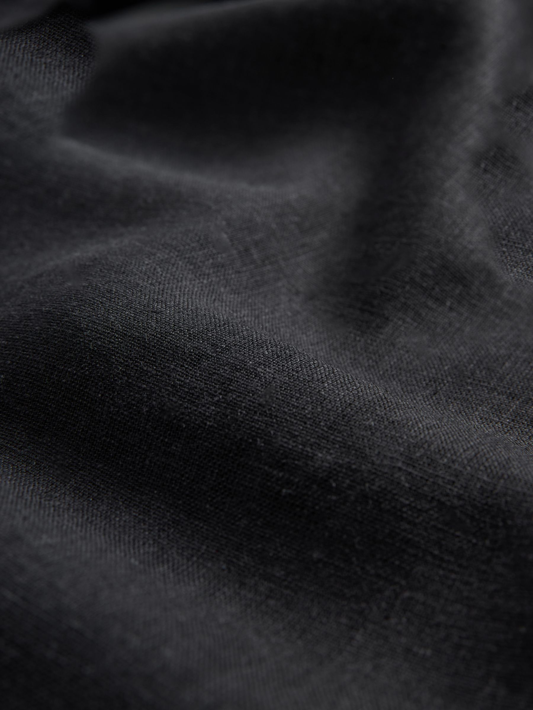 Black/White 2 Pack Linen Blend Wide Leg Trousers - Image 4 of 5