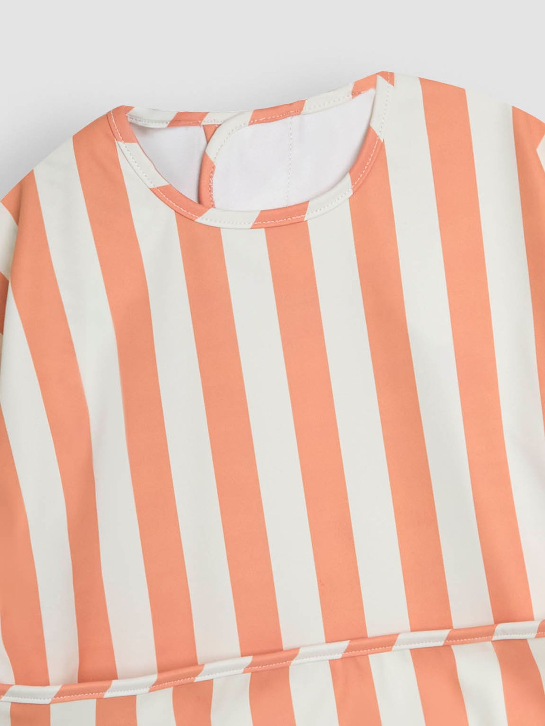 Orange Stripe Sleeved Bib - Image 4 of 5