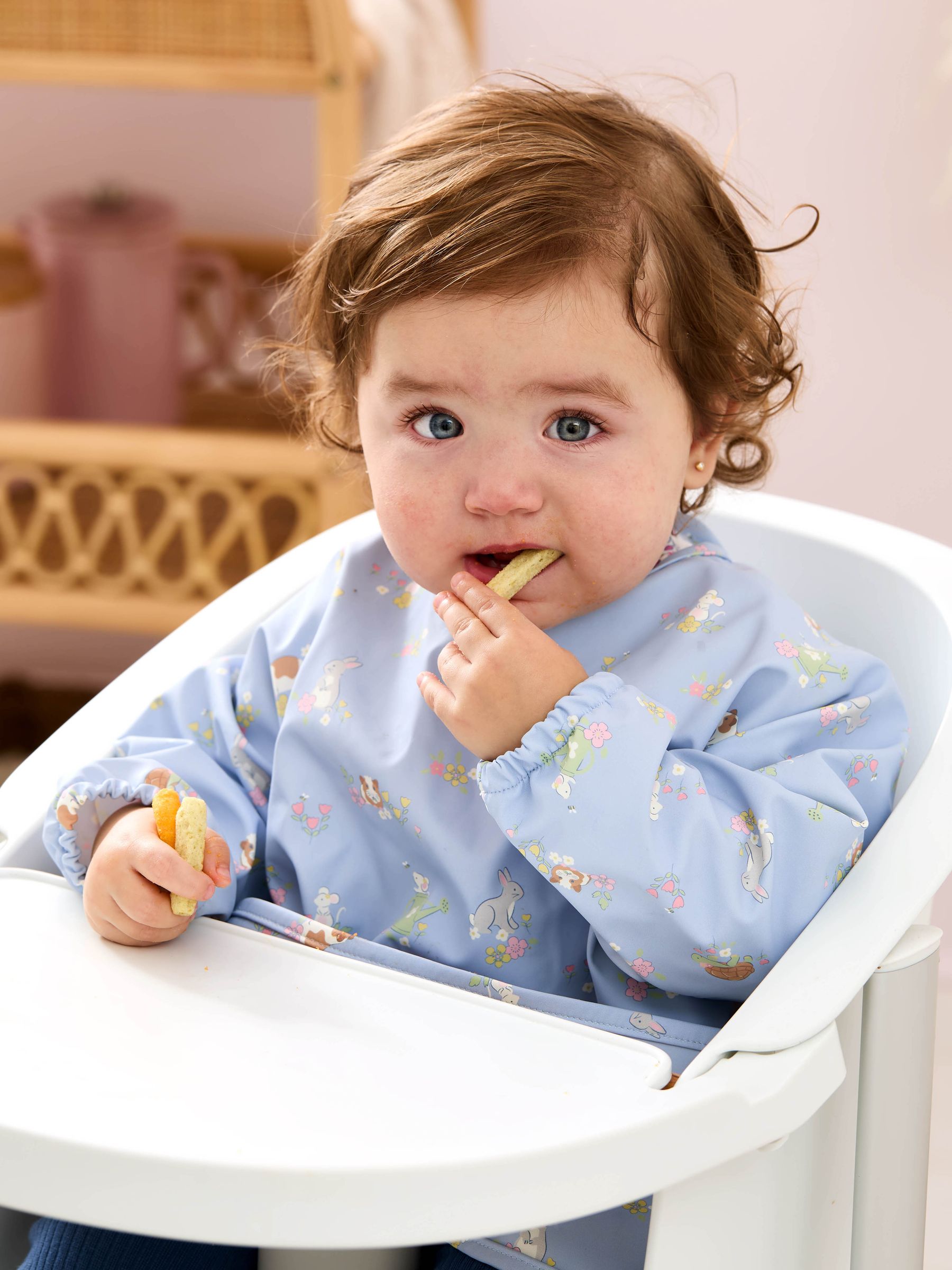 Blue Sleeved Bib - Image 1 of 2