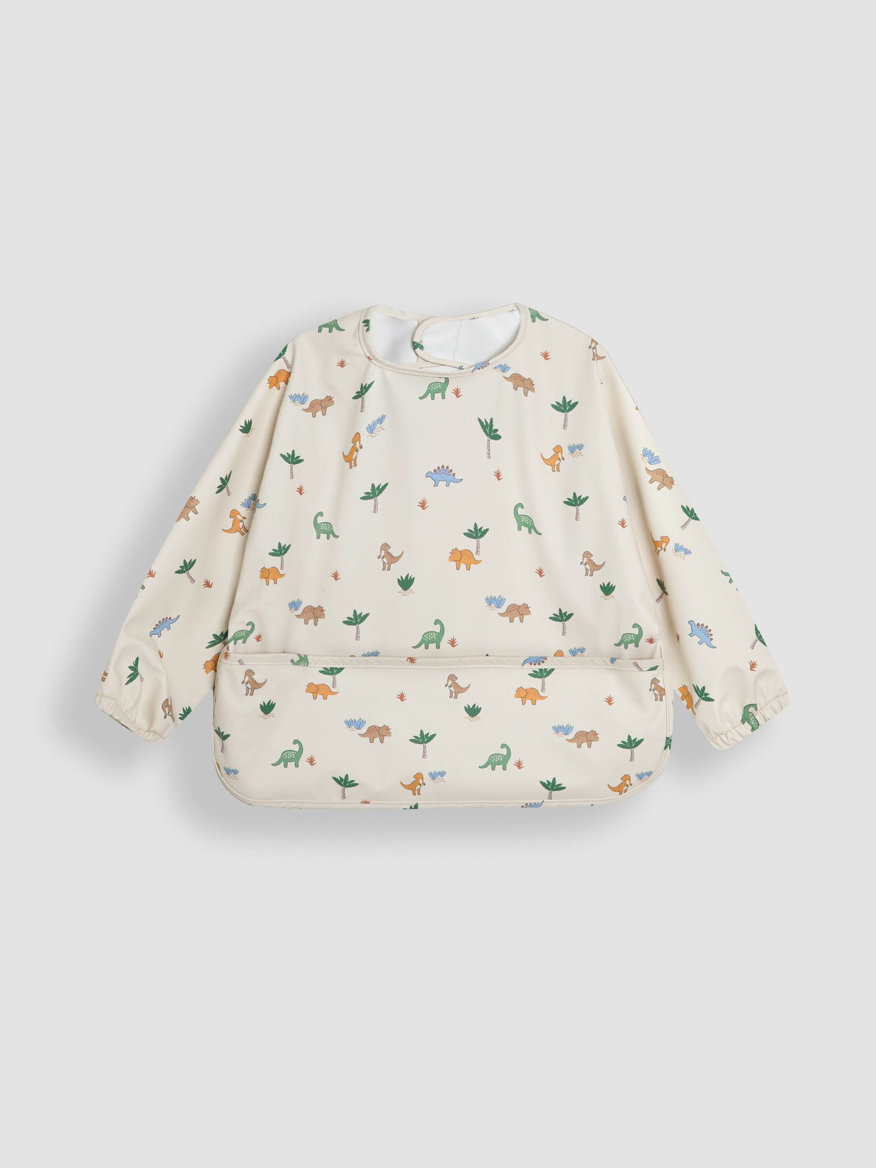 Neutral Dino Sleeved Bib - Image 2 of 5