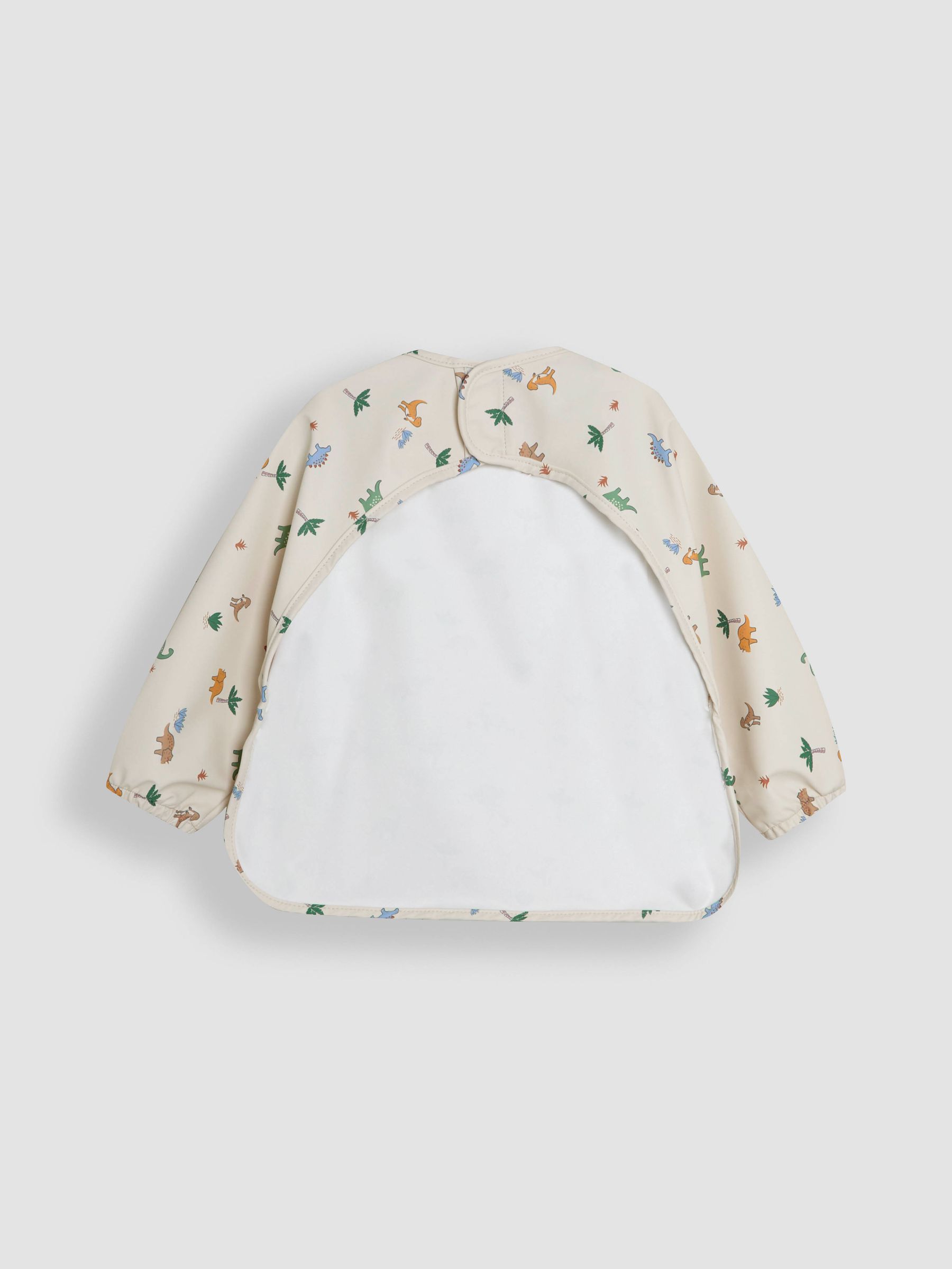Neutral Dino Sleeved Bib - Image 5 of 5