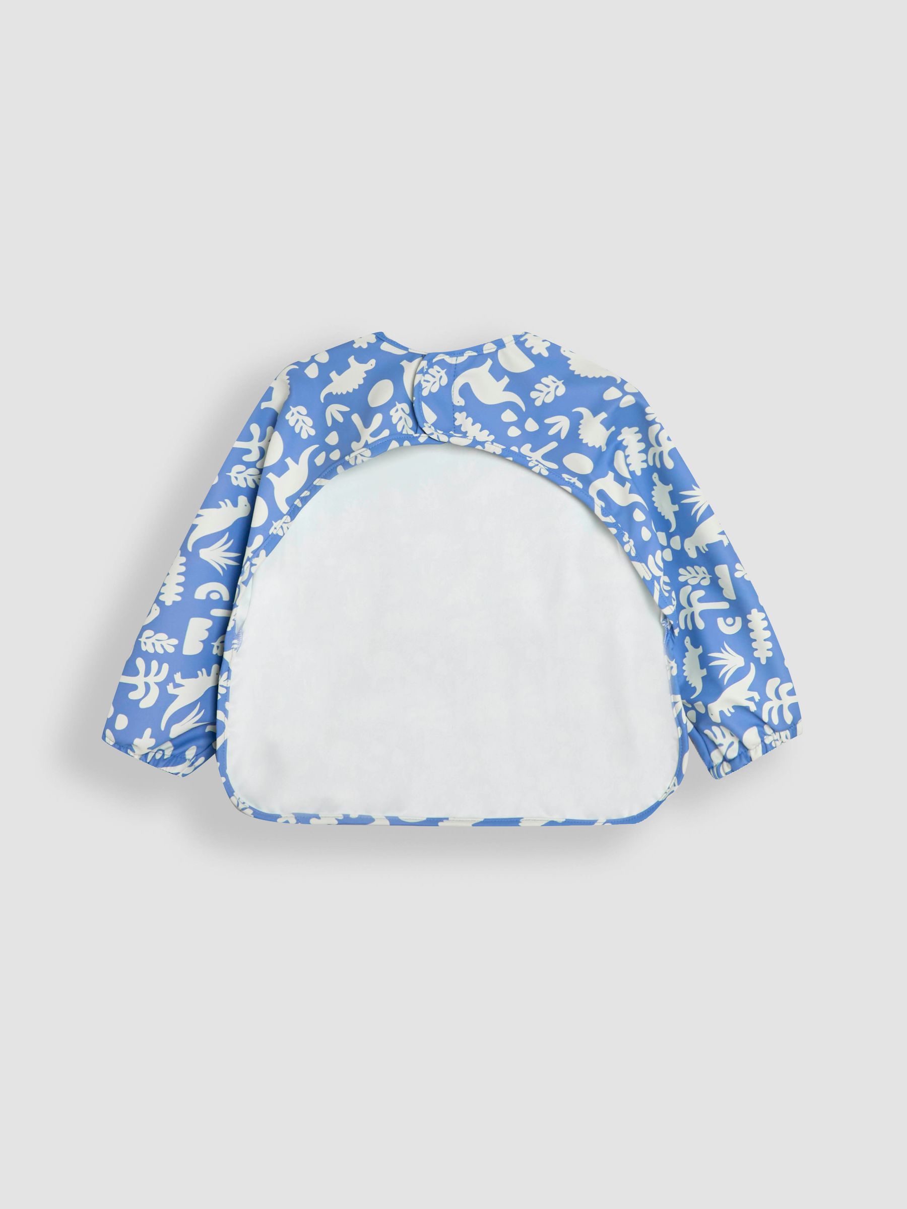 Blue Dino Sleeved Bib - Image 5 of 5