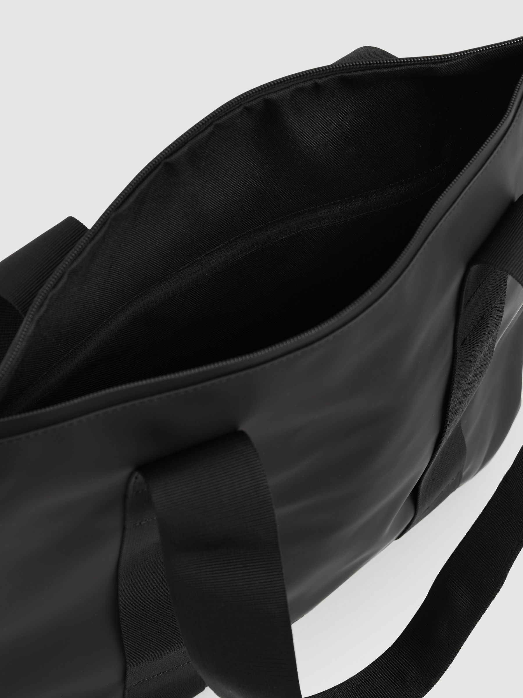 Rains Mini Tote Bag in Black - Image 2 of 4