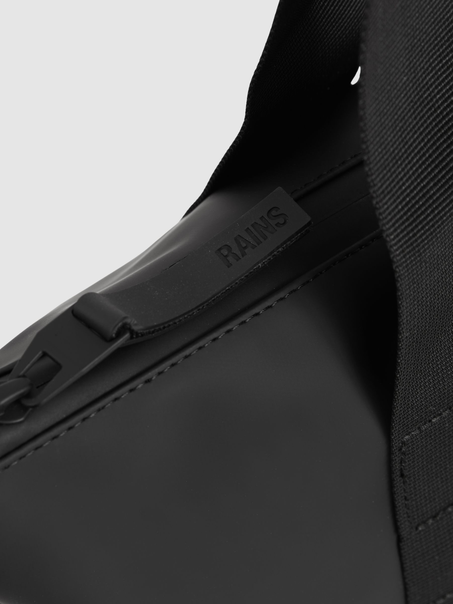 Rains Mini Tote Bag in Black - Image 4 of 4