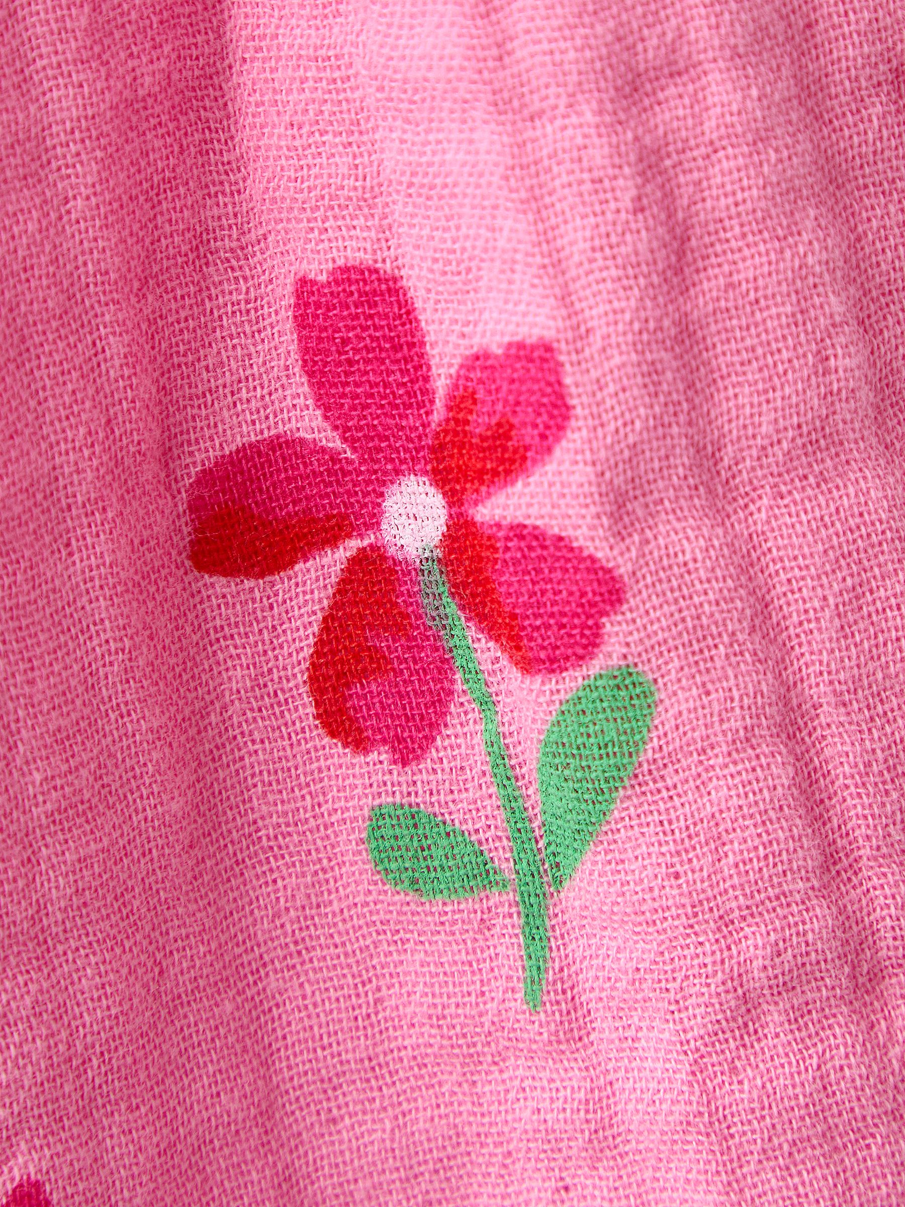 Pink Floral Puff Sleeve Dress - Image 3 of 3