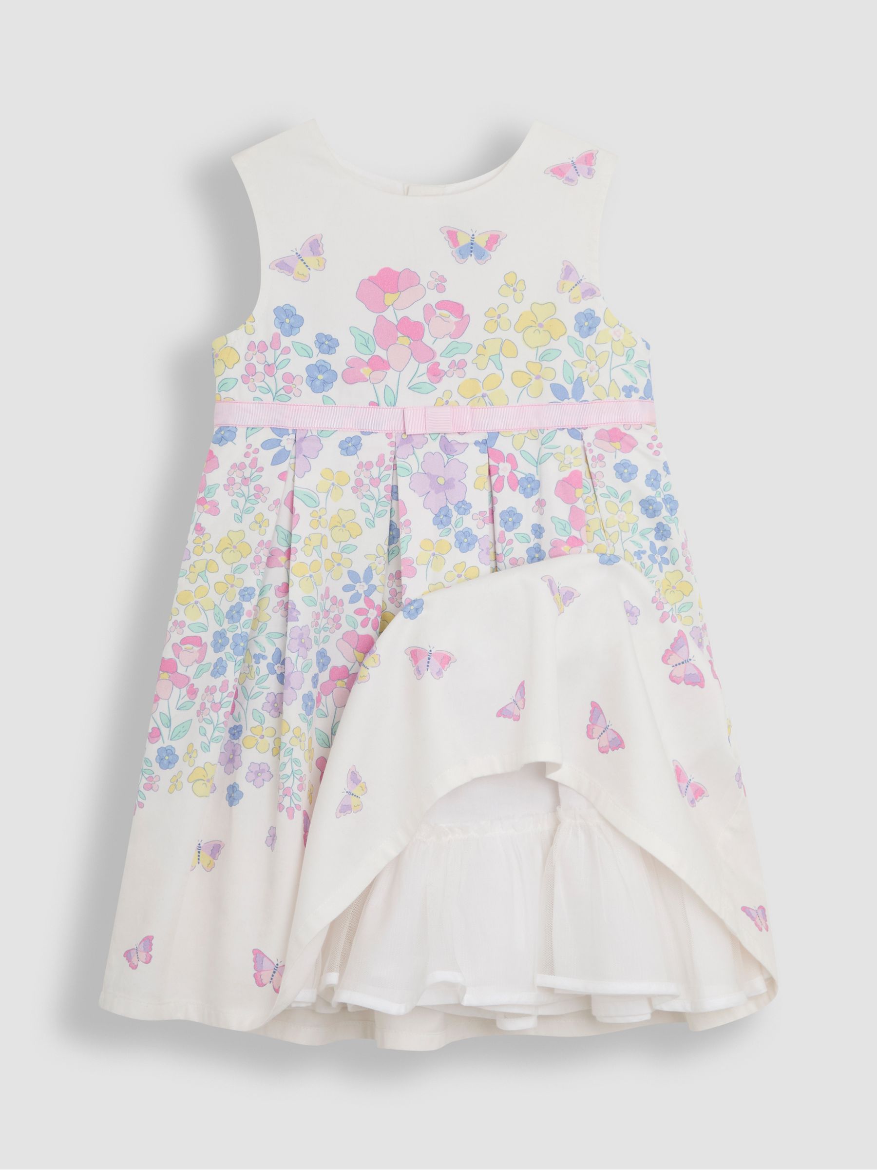 Pink Butterfly Pretty Pleated Party Dress - Image 2 of 4