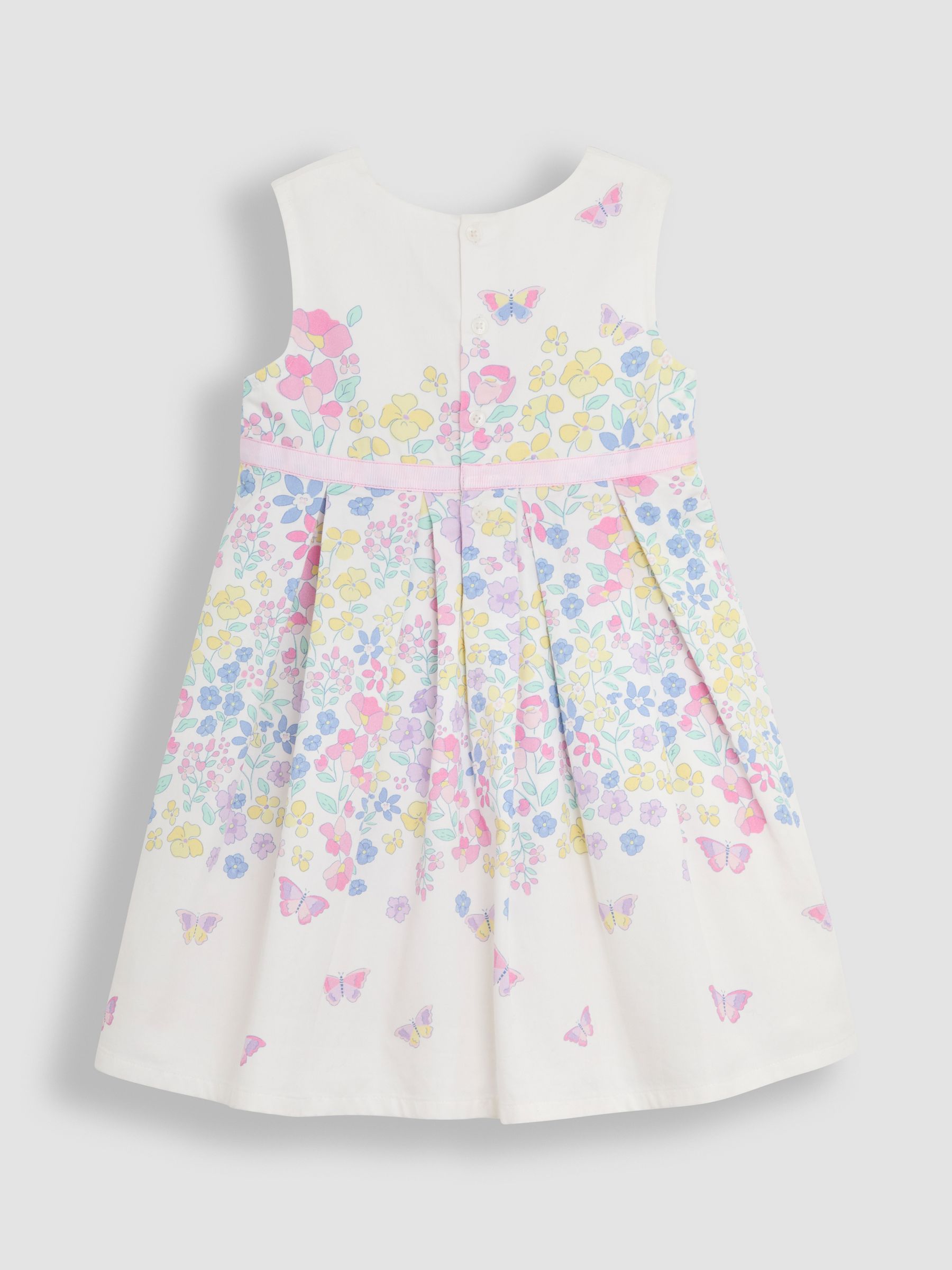 Pink Butterfly Pretty Pleated Party Dress - Image 3 of 4