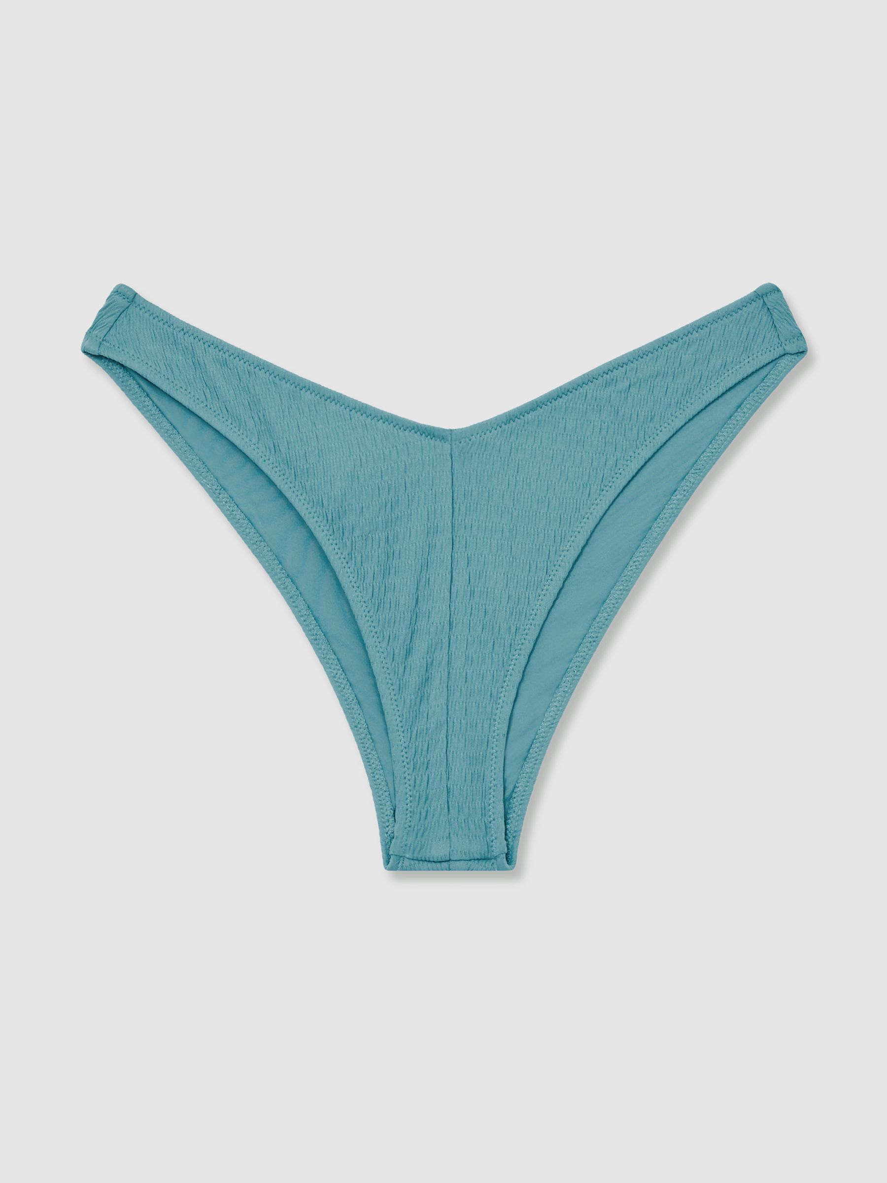 Crinkle Bikini Bottoms in Blue - Image 2 of 6