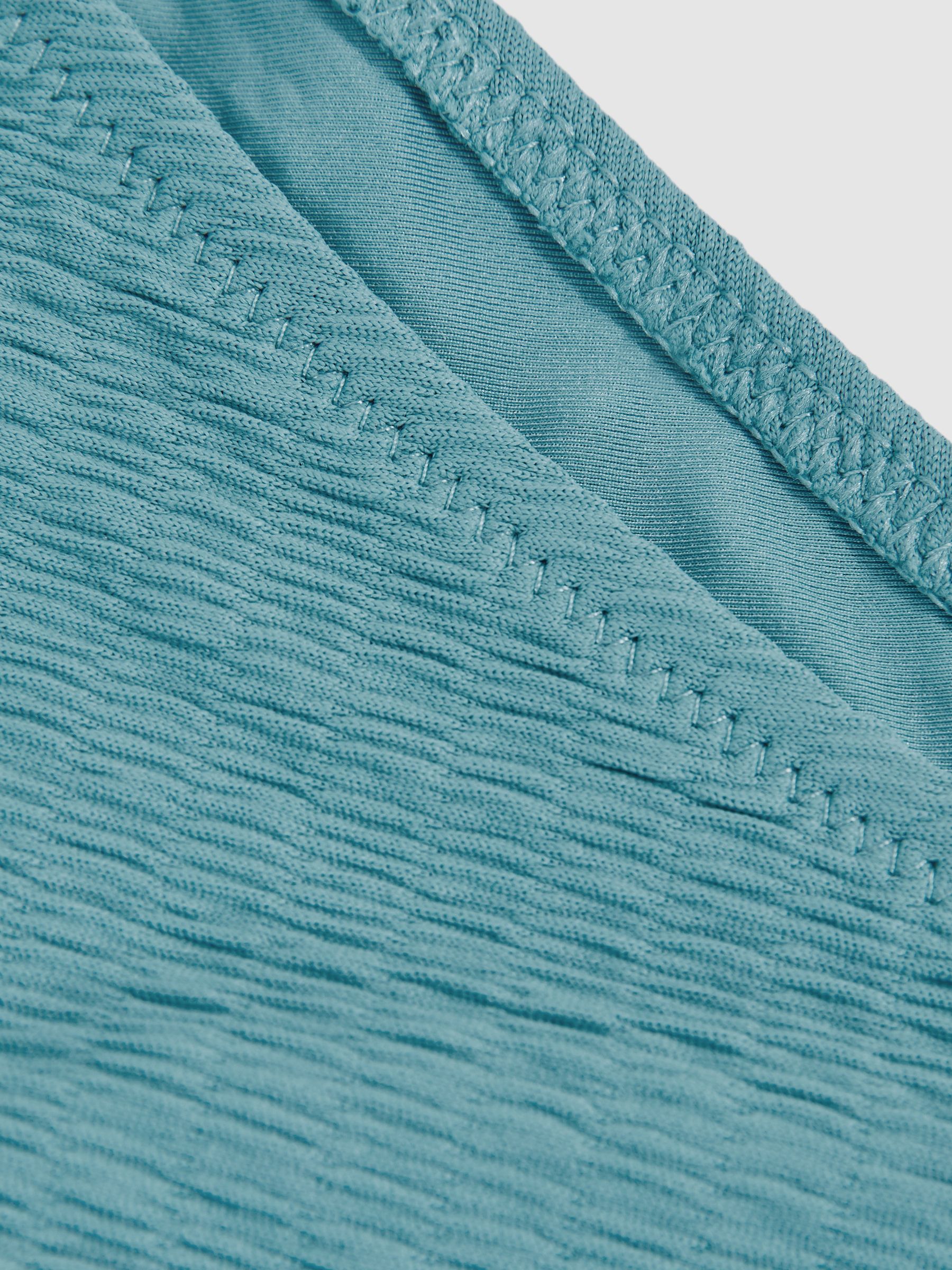 Crinkle Bikini Bottoms in Blue - Image 6 of 6