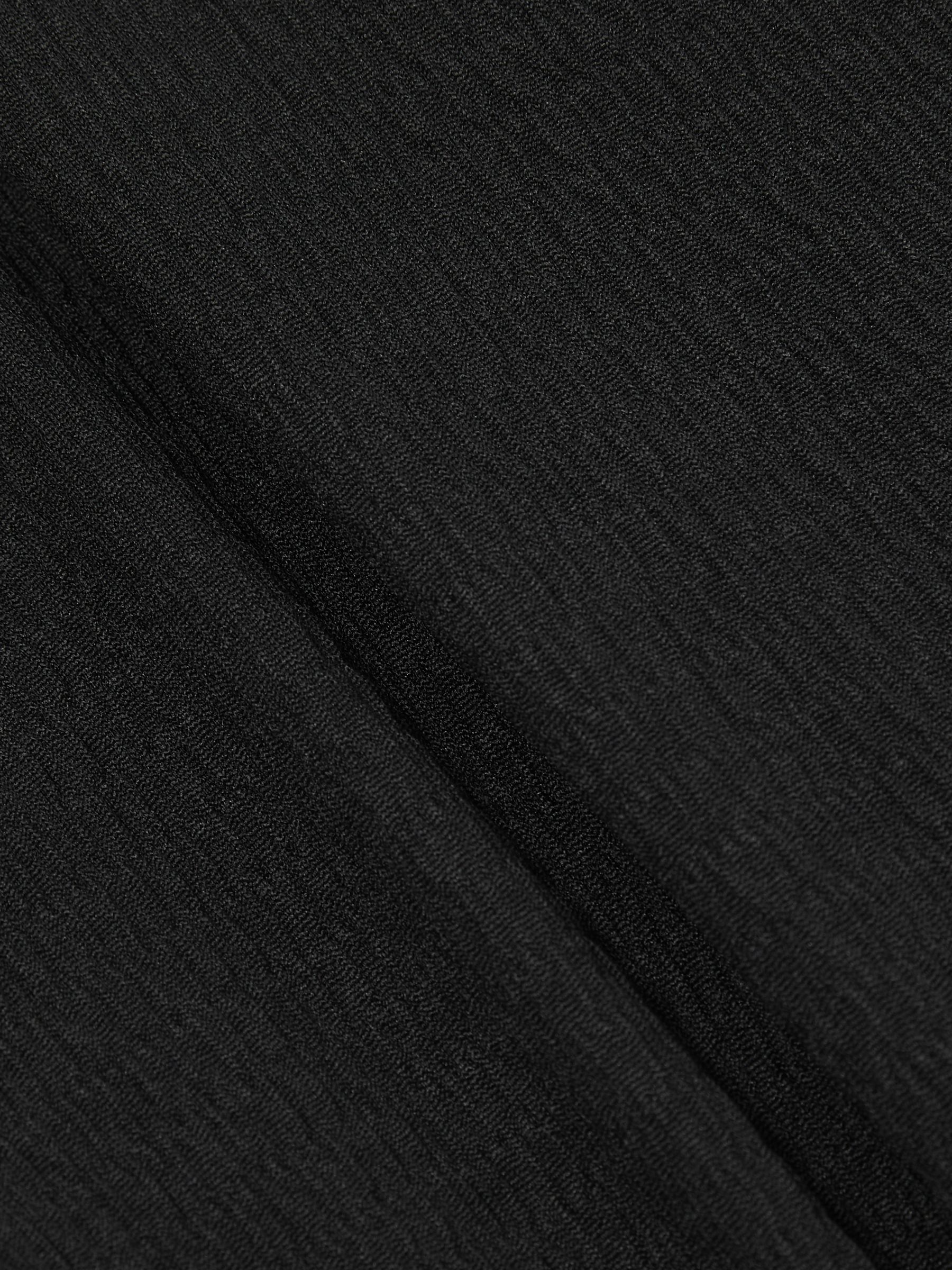 Crinkle Plunge Swimsuit in Black - Image 3 of 3