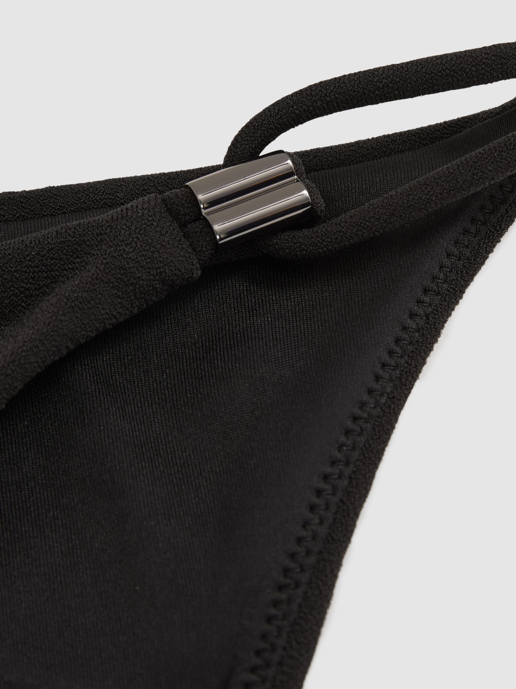 String Bikini Bottoms in Black - Image 6 of 6