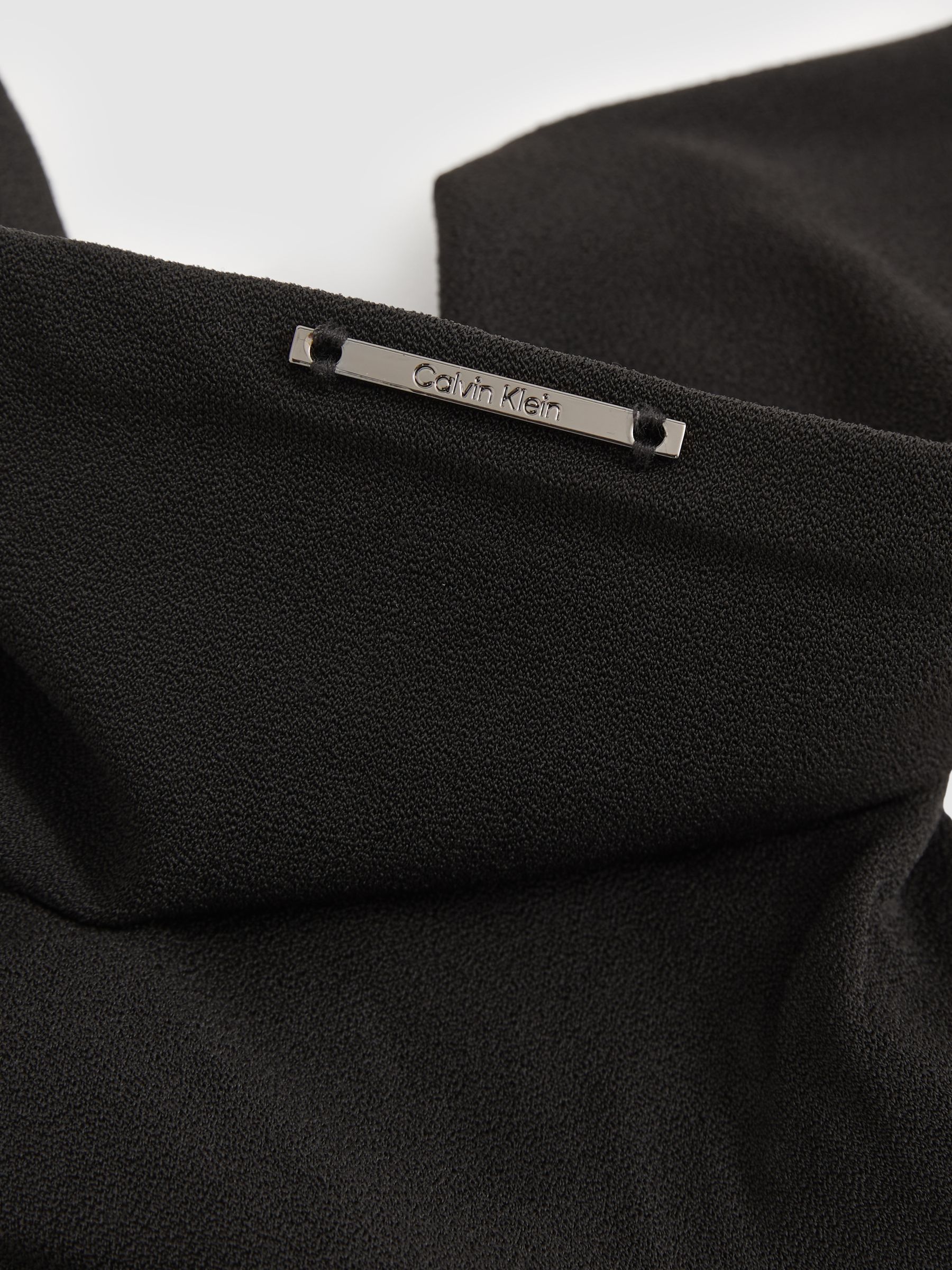 Crepe Bikini Bottoms in Black - Image 3 of 6