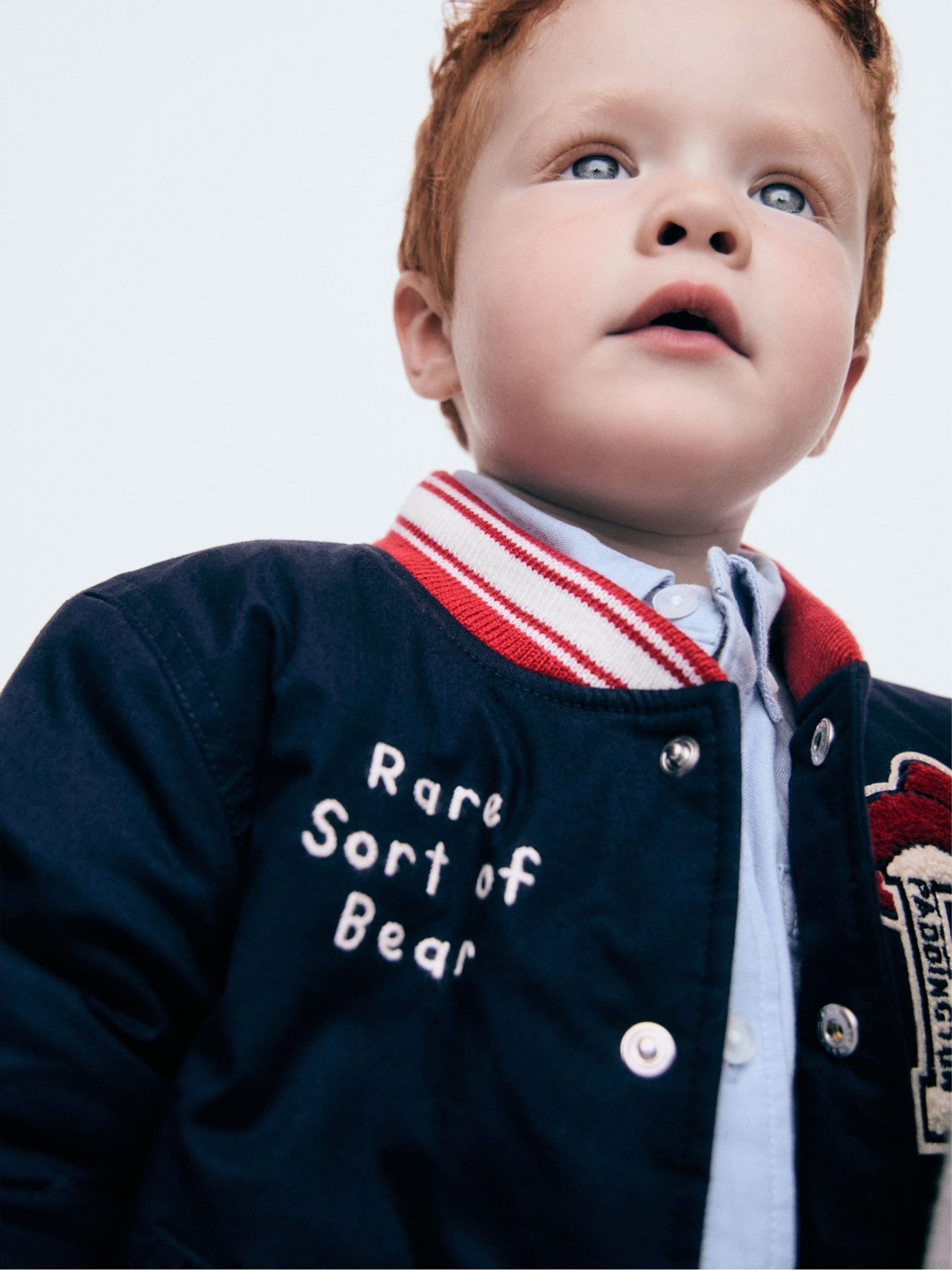 Navy Blue Paddington Varsity Jacket (6mths-5yrs) - Image 4 of 4