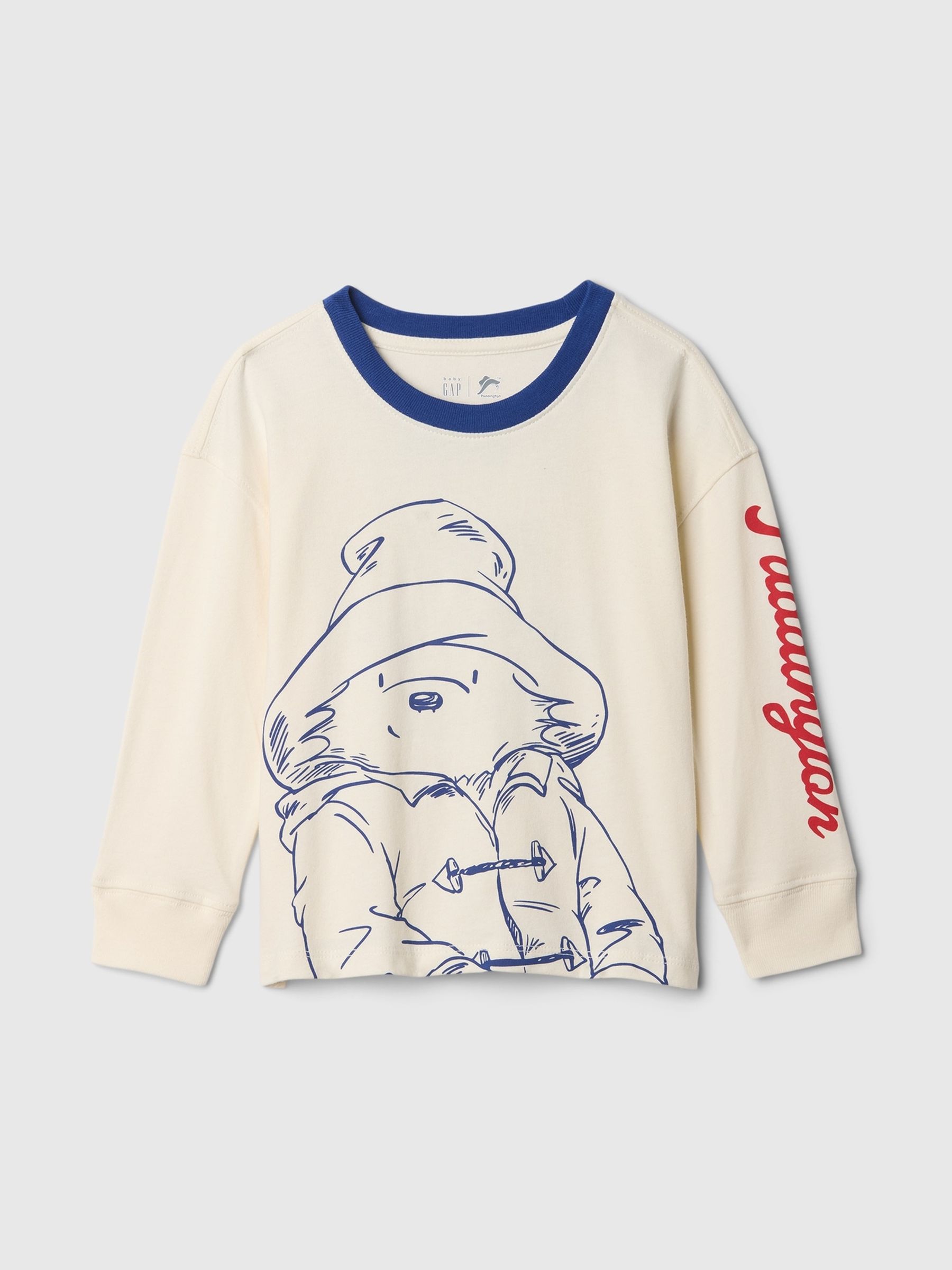 White Paddington Graphic Long Sleeve Top (6mths-5yrs) - Image 1 of 1