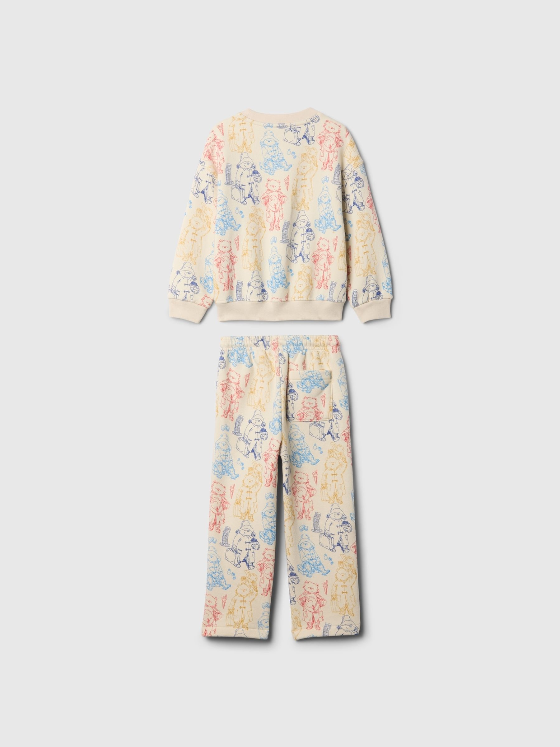 Cream Paddington Vintage Graphic Sweatshirt & Jogger Set (6mths-5yrs) - Image 2 of 3