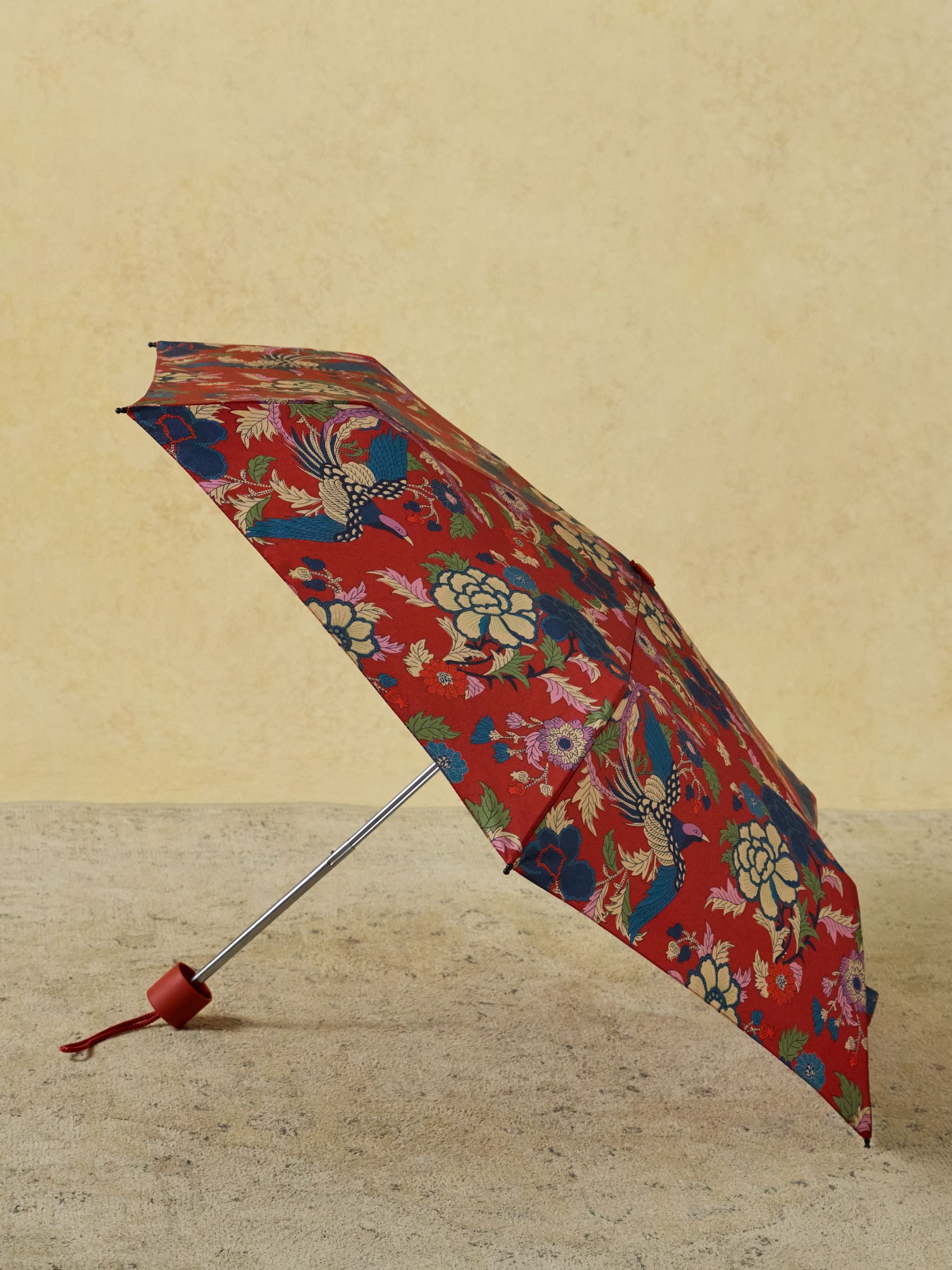 Rayne Rust Red Printed Umbrella - Image 4 of 7