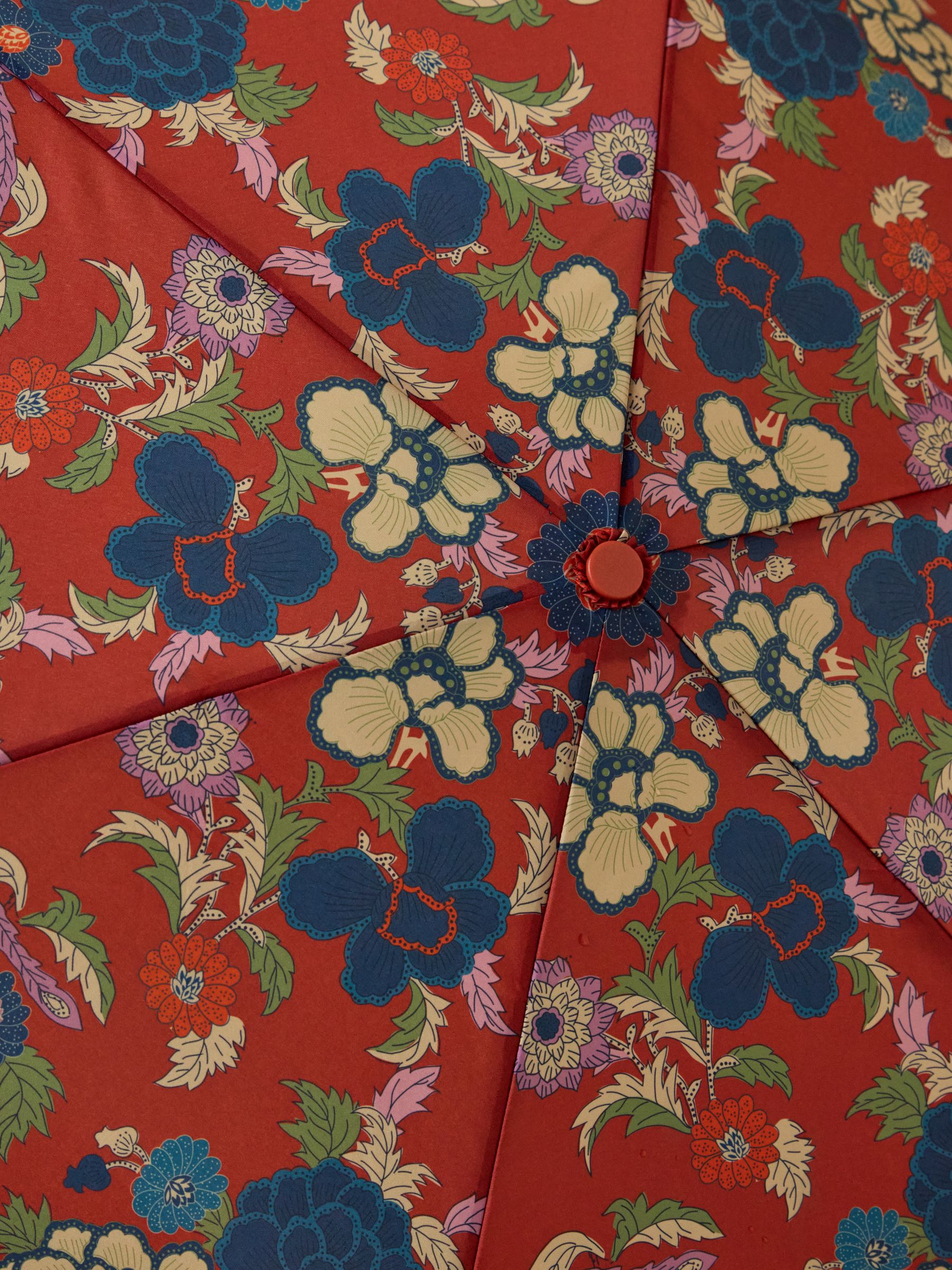 Rayne Rust Red Printed Umbrella - Image 5 of 7