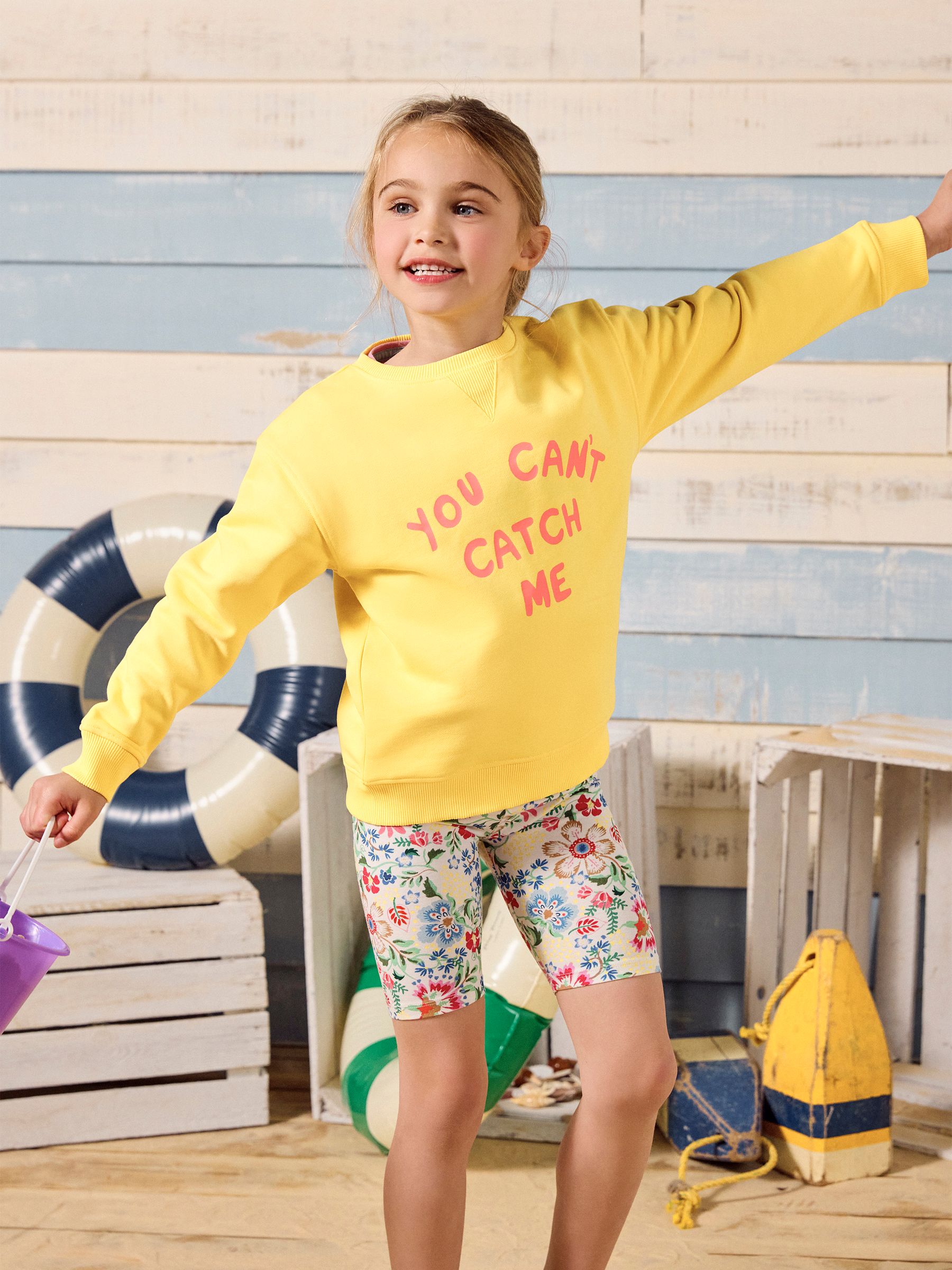 Sundaze Yellow Crew Neck Slogan Sweatshirt - Image 2 of 6