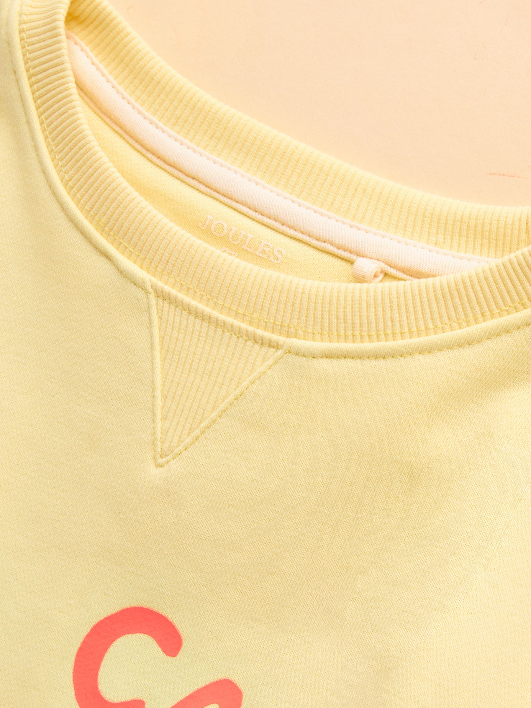 Sundaze Yellow Crew Neck Slogan Sweatshirt - Image 6 of 6