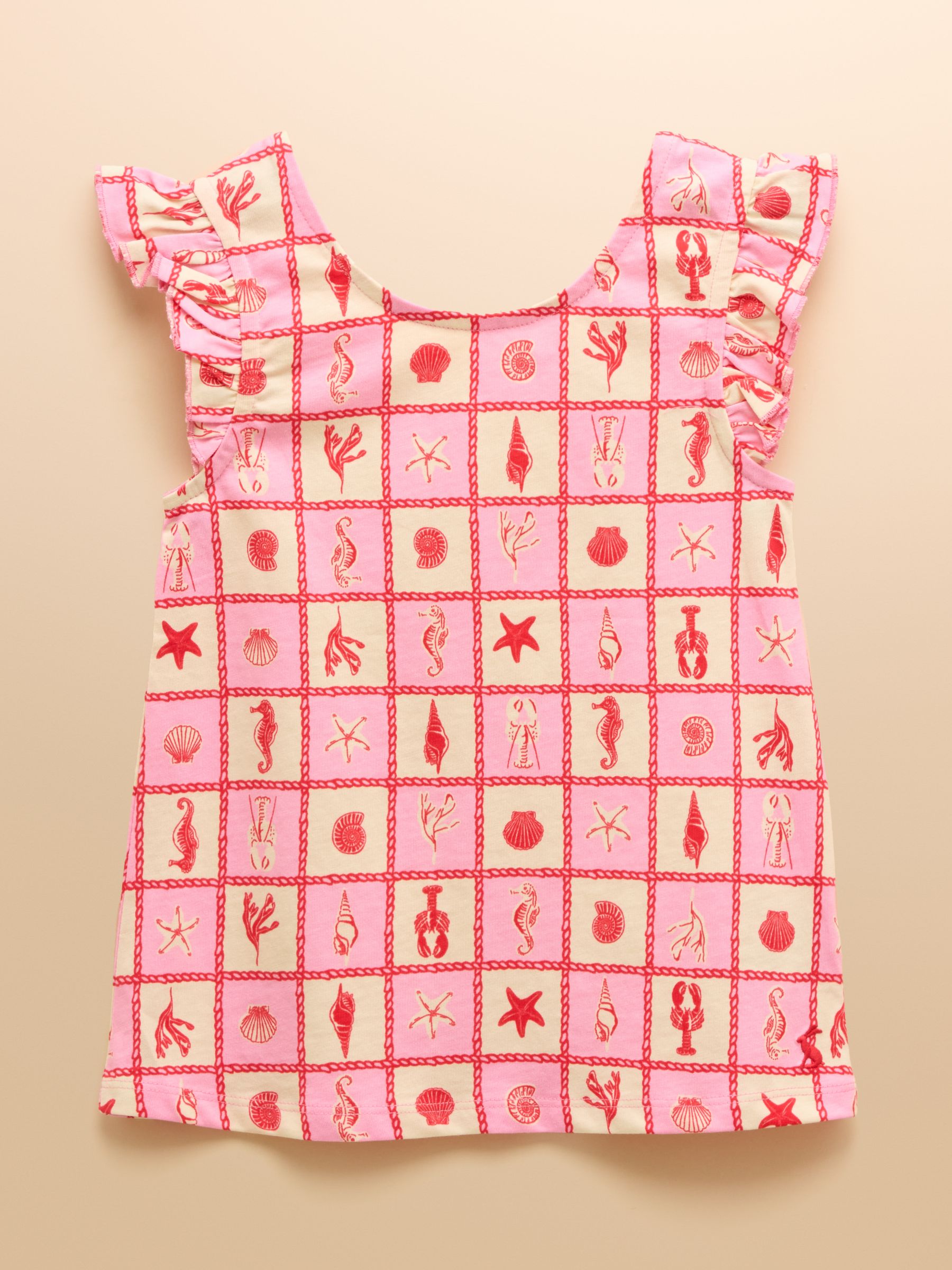 Butterfly Pink Frill Sleeve Vest Three Pack - Image 2 of 10
