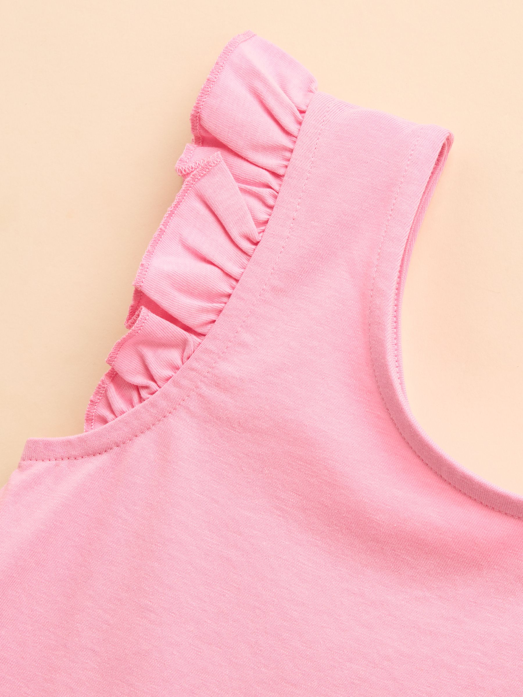 Butterfly Blue & Pink Frill Sleeve Vest Three Pack - Image 10 of 10