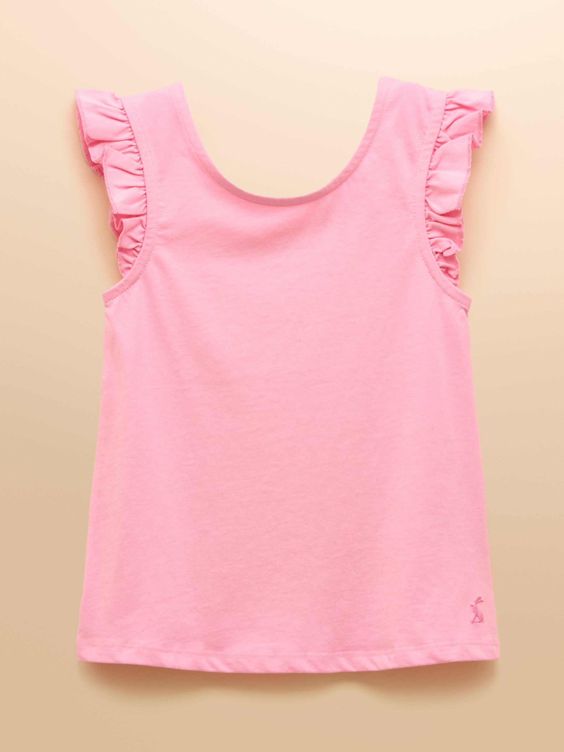 Butterfly Blue & Pink Frill Sleeve Vest Three Pack - Image 4 of 10